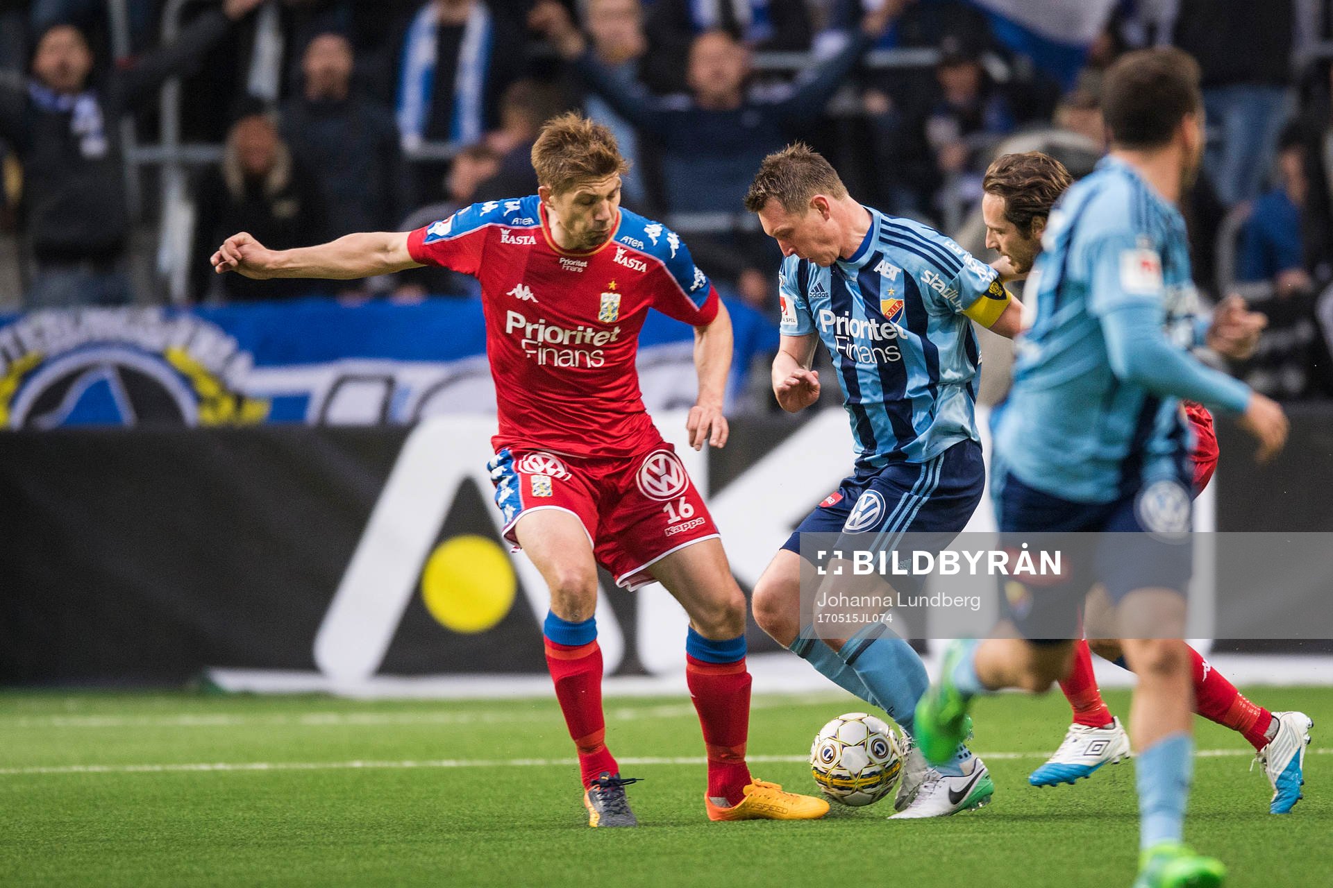 IFK Göteborgs Mikael Boman och Djurgårdens Kim Källström