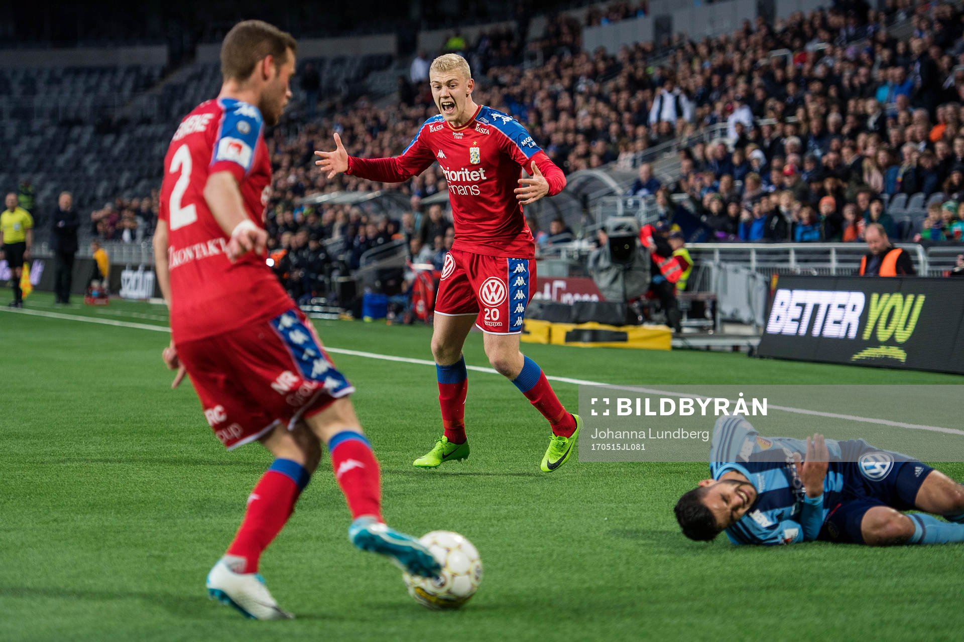 IFK Göteborgs Henrik Björdal reagerar