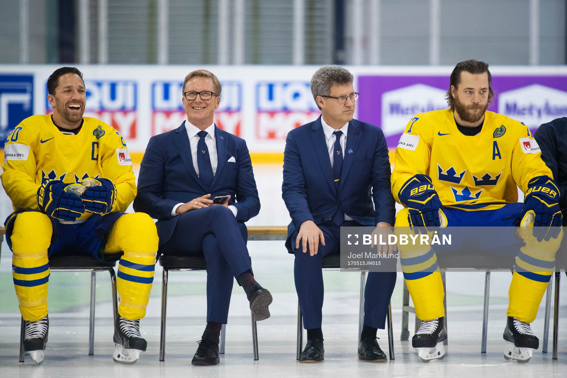 Joel Lundqvist, general manager Tommy Boustedt, team