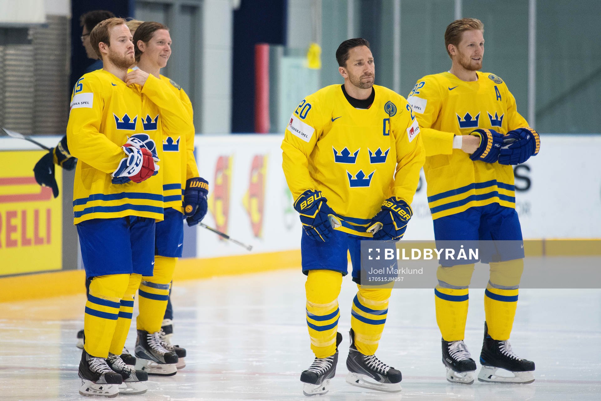 Oscar Lindberg, Nicklas Bäckström, Joel Lundqvist och
