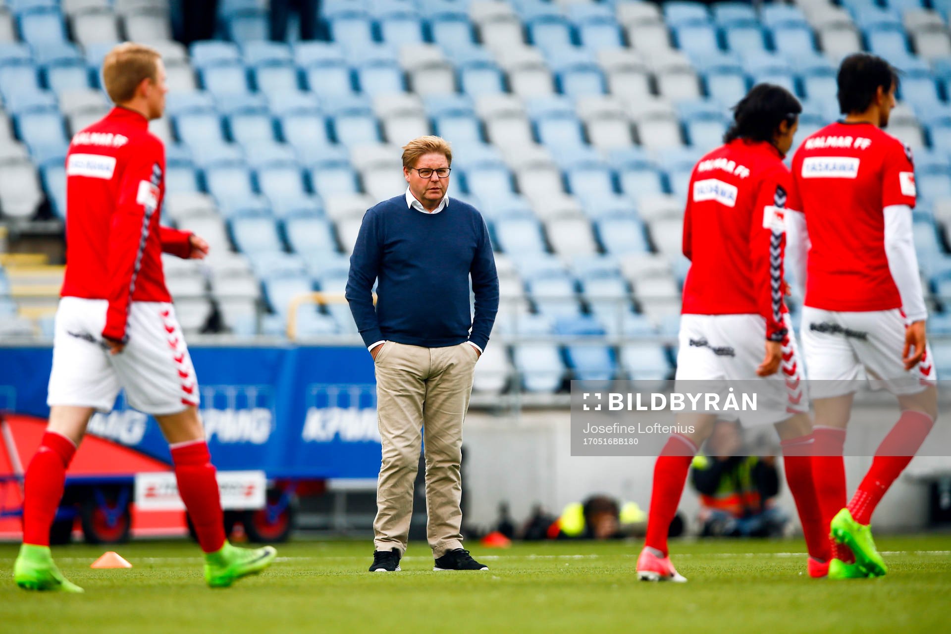 Kalmars tränare Peter Swärdh