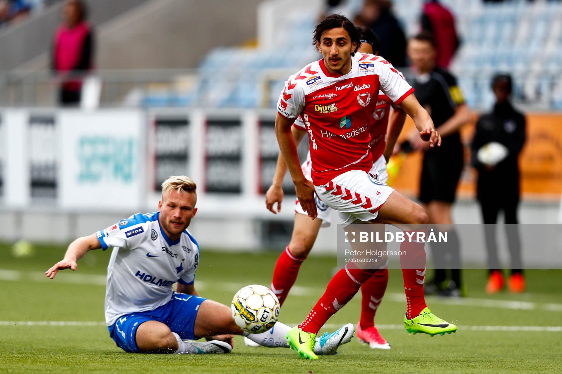 Norrköpings Nicklas Bärkroth och Kalmars Mahmoud Eid