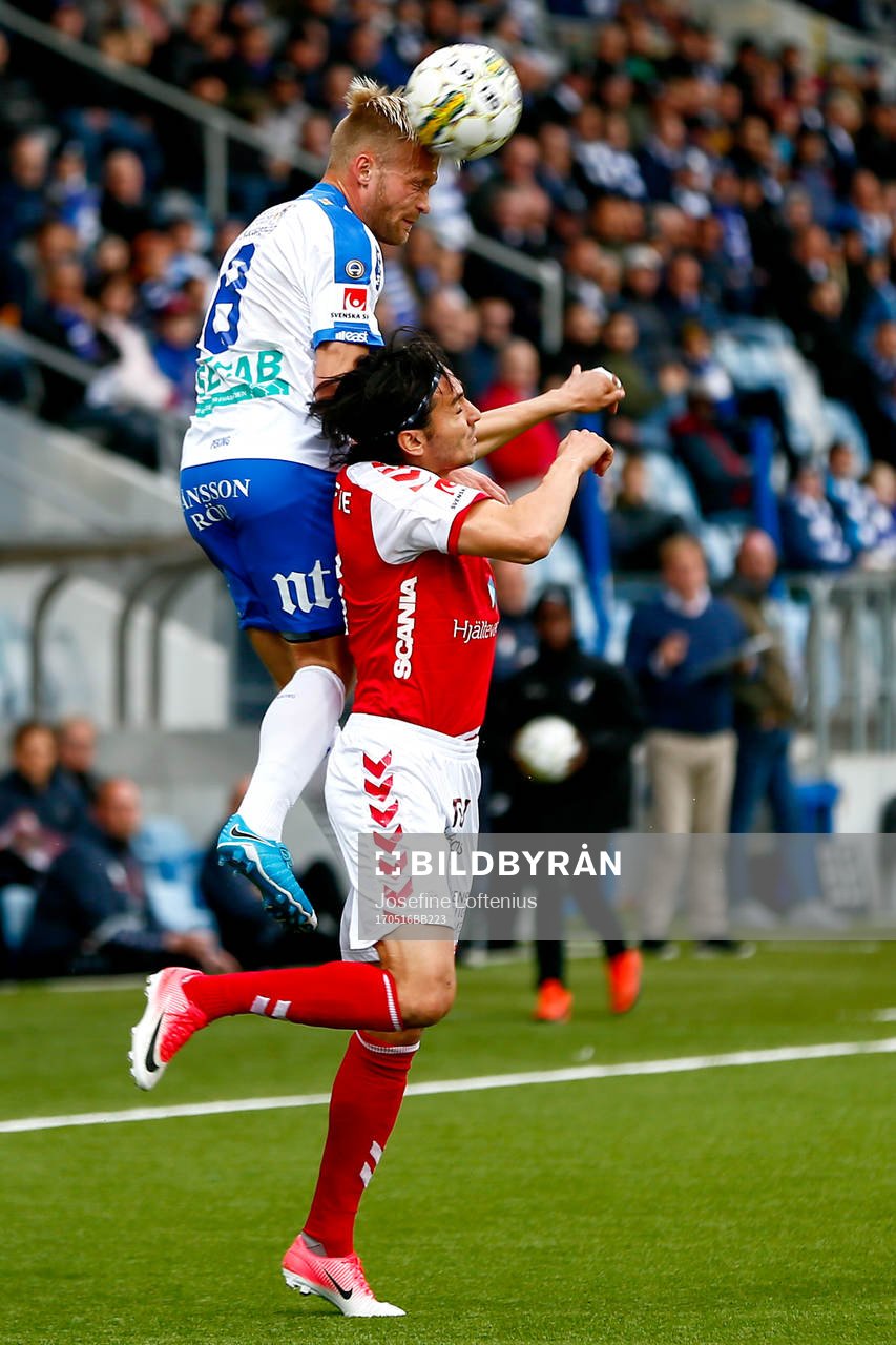 Norrköpings Nicklas Bärkroth och Kalmars Emin Nouri