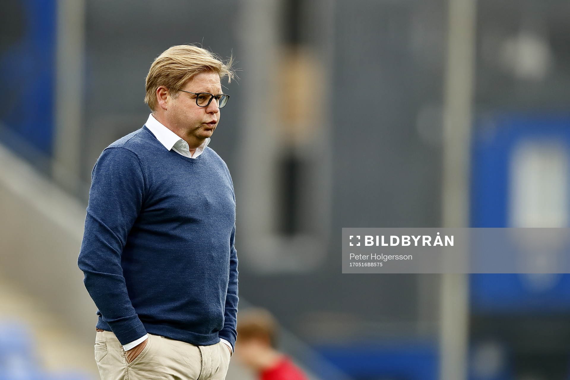 Kalmars tränare Peter Swärdh deppar