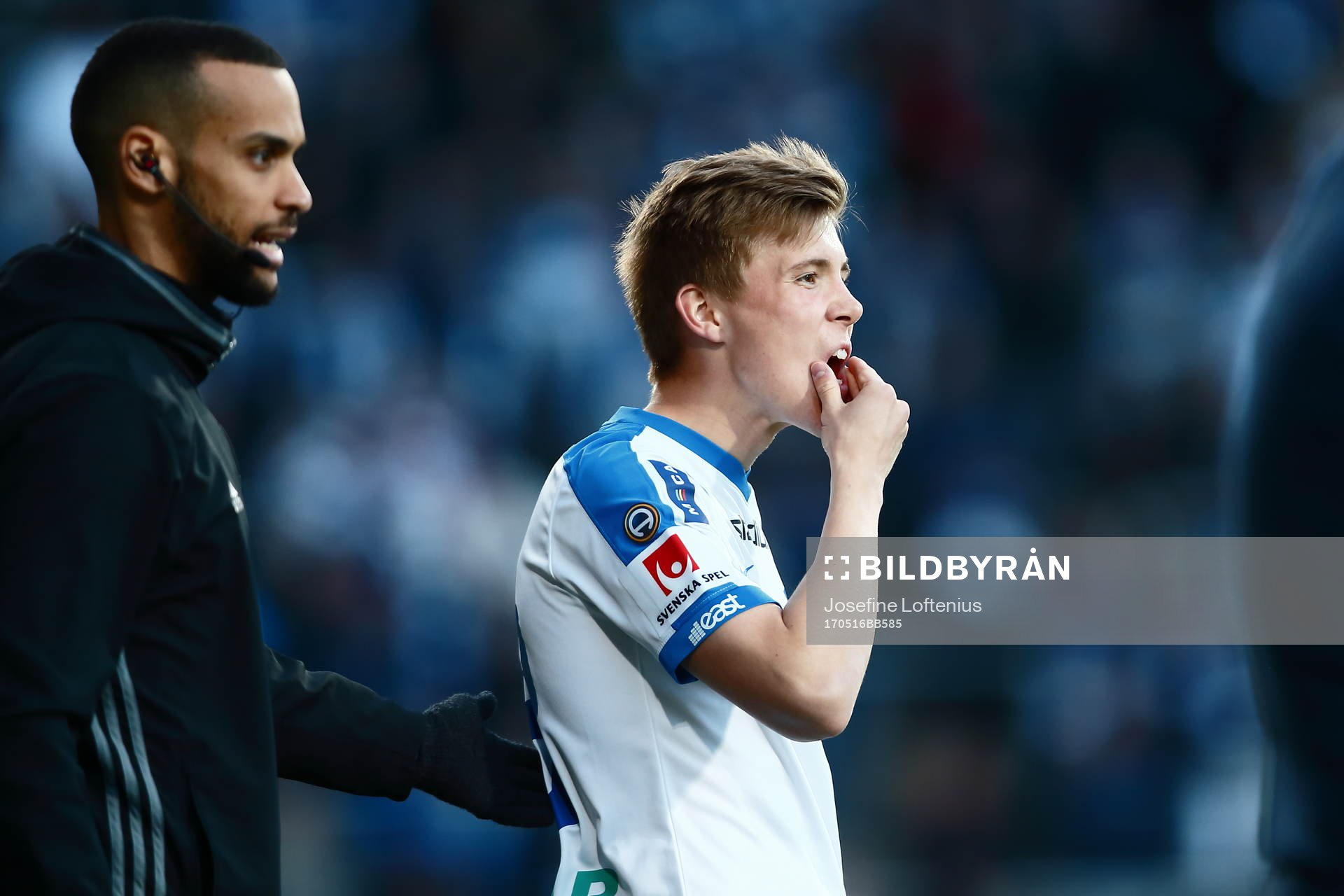 Norrköpings Alfons Sampsted ska precis bytas in