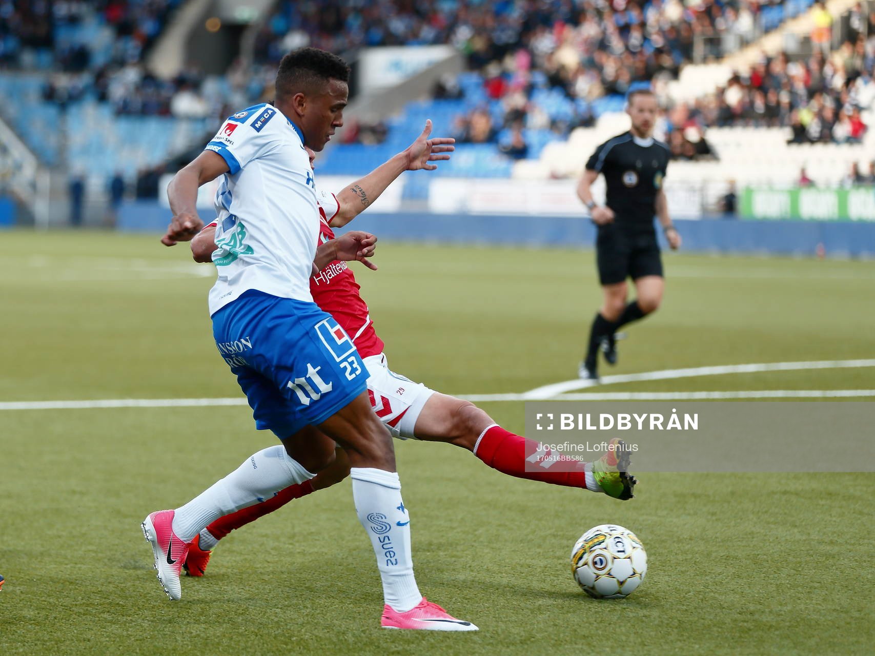 Norrköpings Niclas Eliasson och Kalmars Romario Pereira