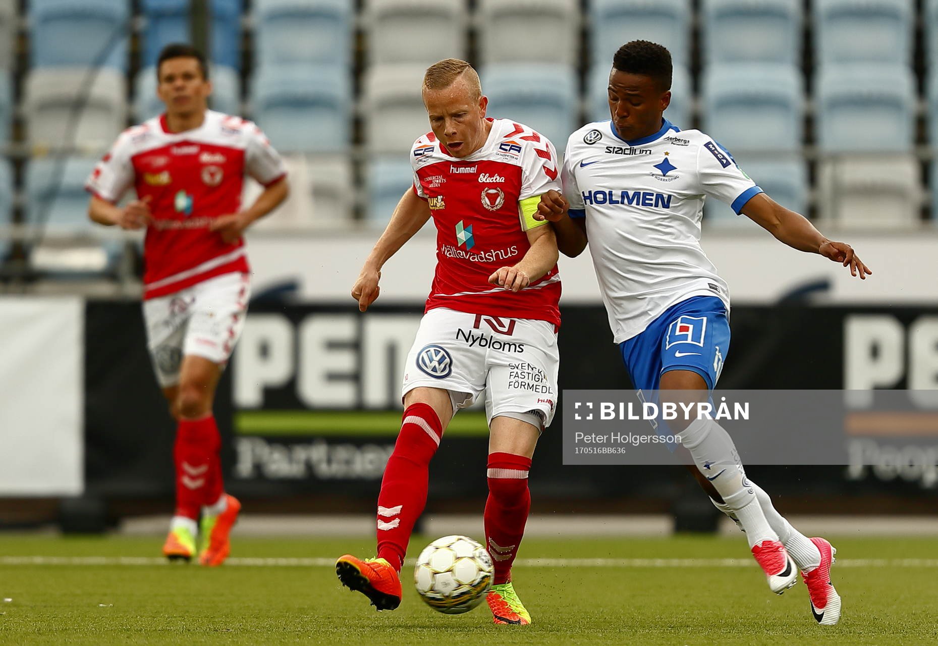 Kalmars Tobias Eriksson och Norrköpings Niclas Eliasson