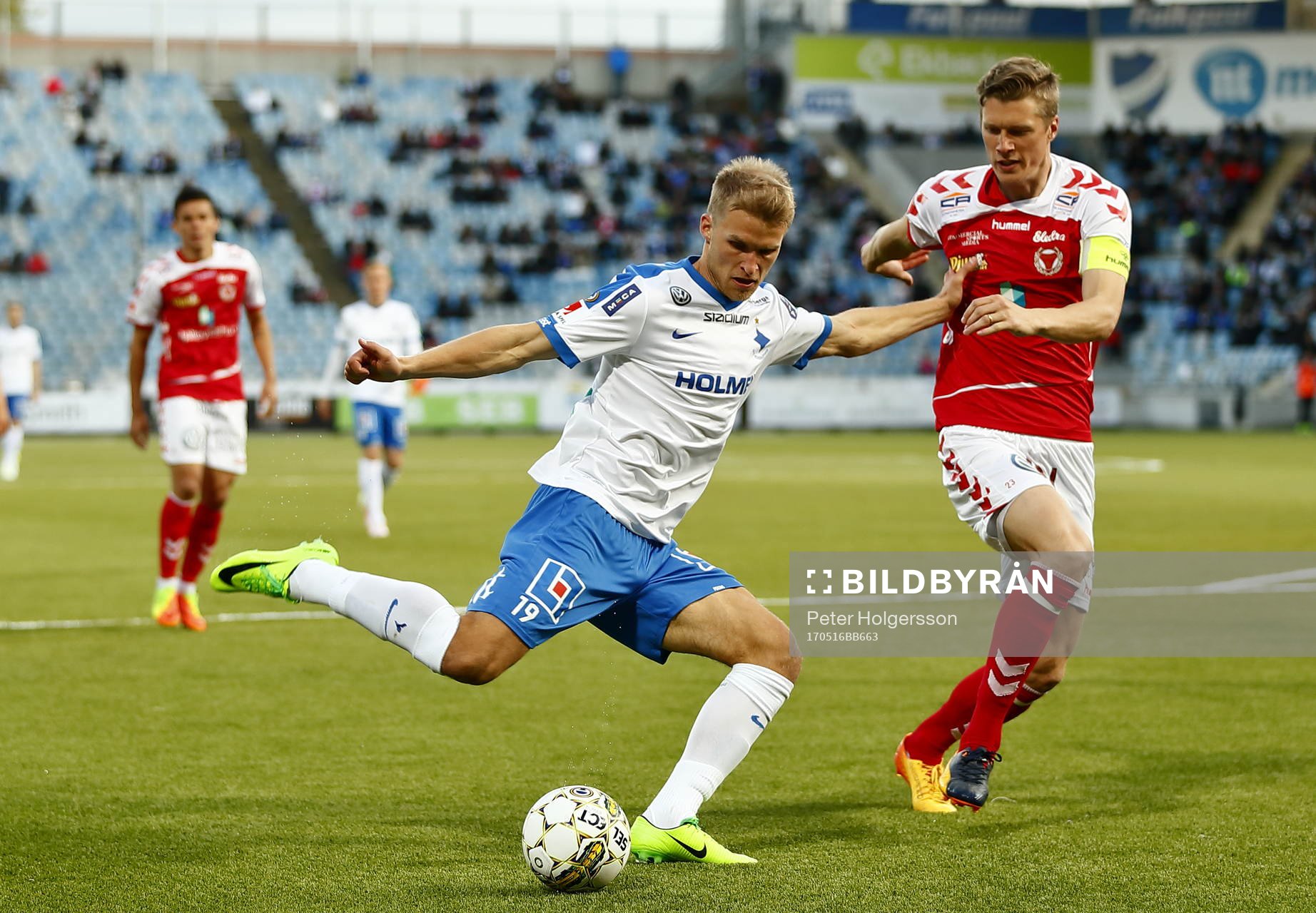 Norrköpings Sebastian Andersson och Kalmars Viktor Elm