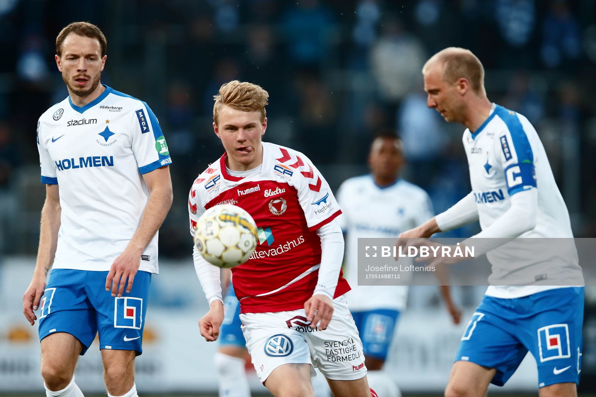 Kalmars Edvin Crona och Norrköpings Andreas Johansson och