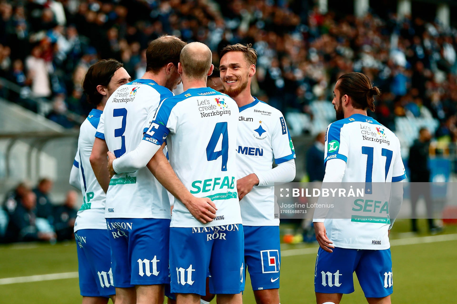 Norrköpings Linus Wahlqvist jublar
