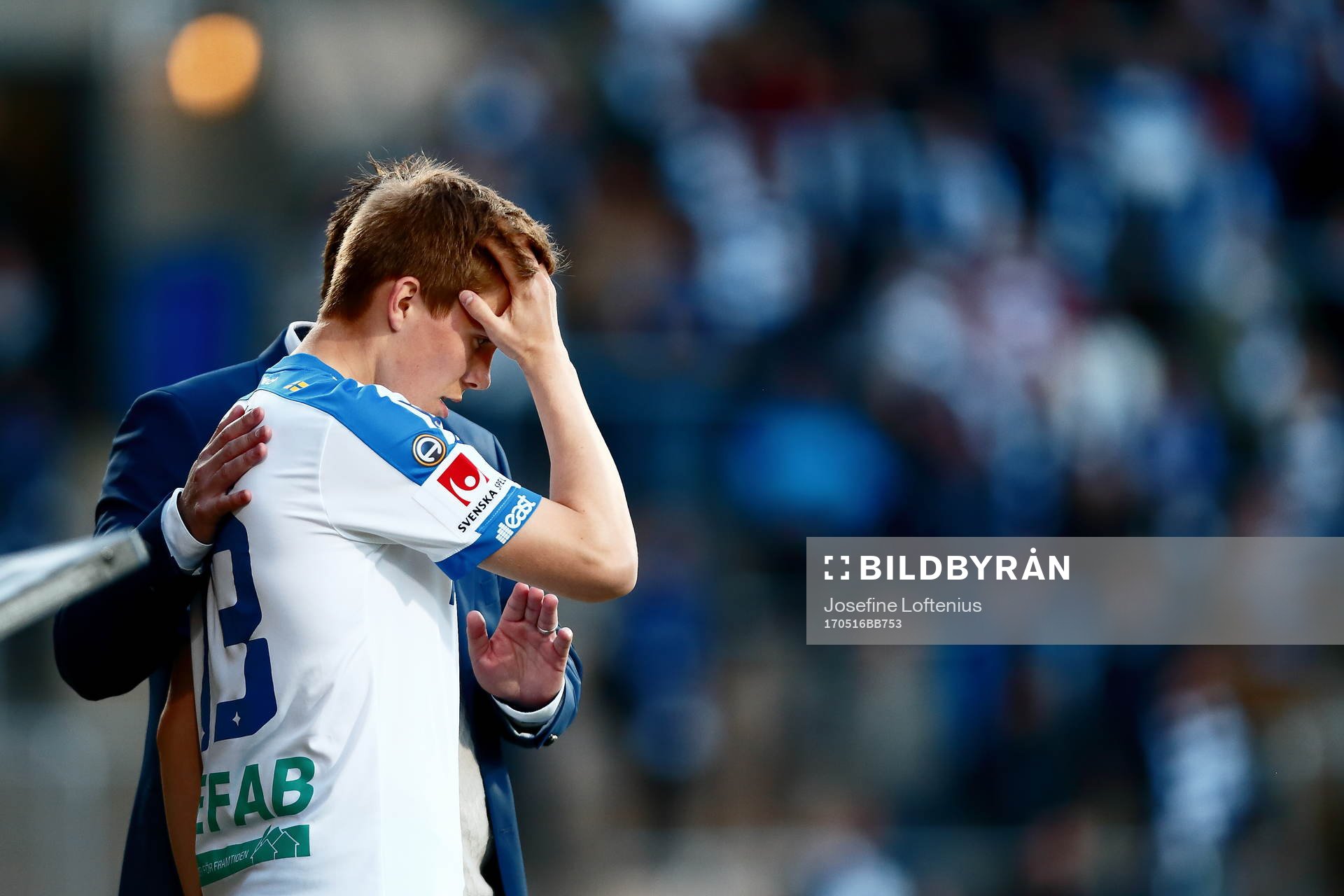Norrköpings Alfons Sampsted ska precis bytas in