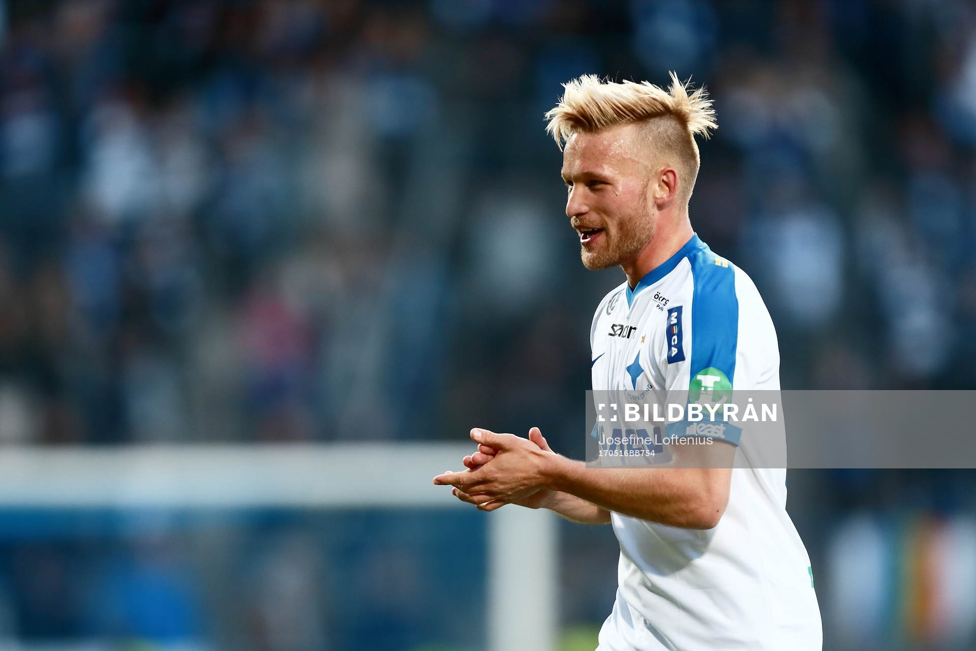 Norrköpings Nicklas Bärkroth ska precis bytas ut