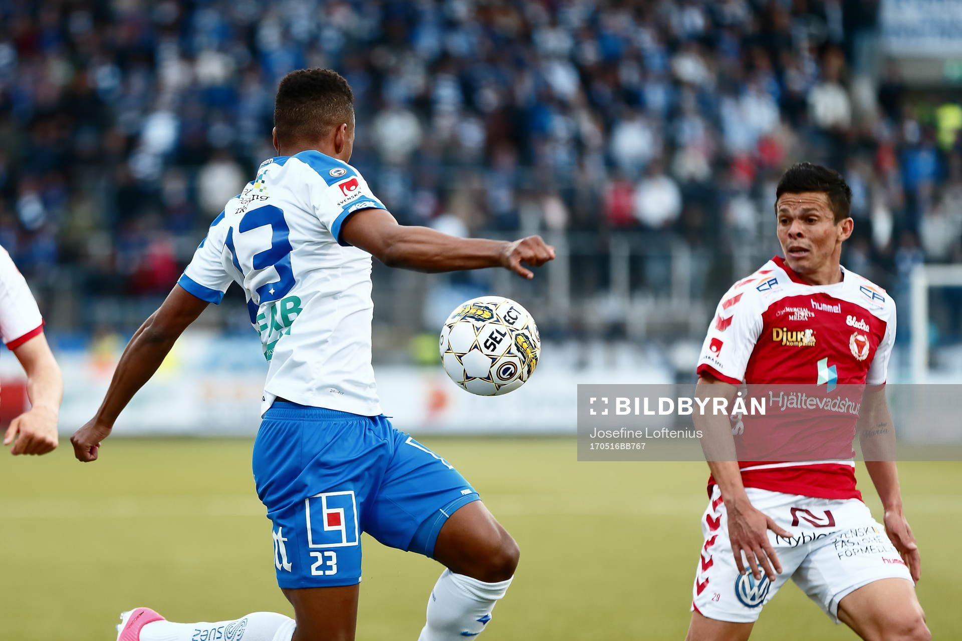 Norrköpings Niclas Eliasson och Kalmars Romario Pereira