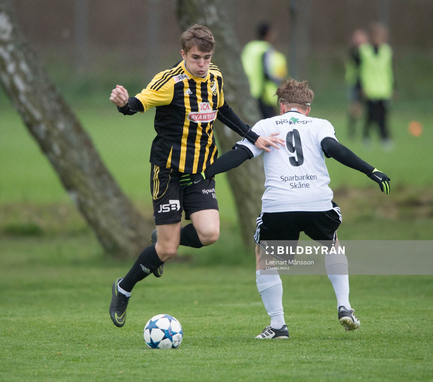 IFK Hässleholms  Elliot Nilsson i matchen i DM mellan IFK