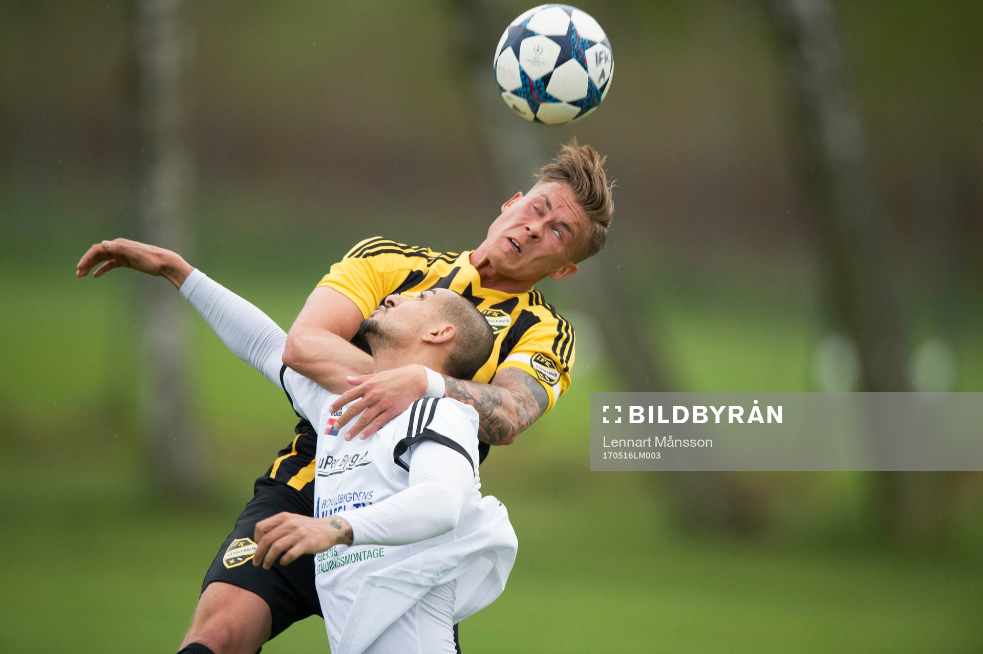 IFK Hässleholms Philip Wikström i matchen i DM mellan IFK