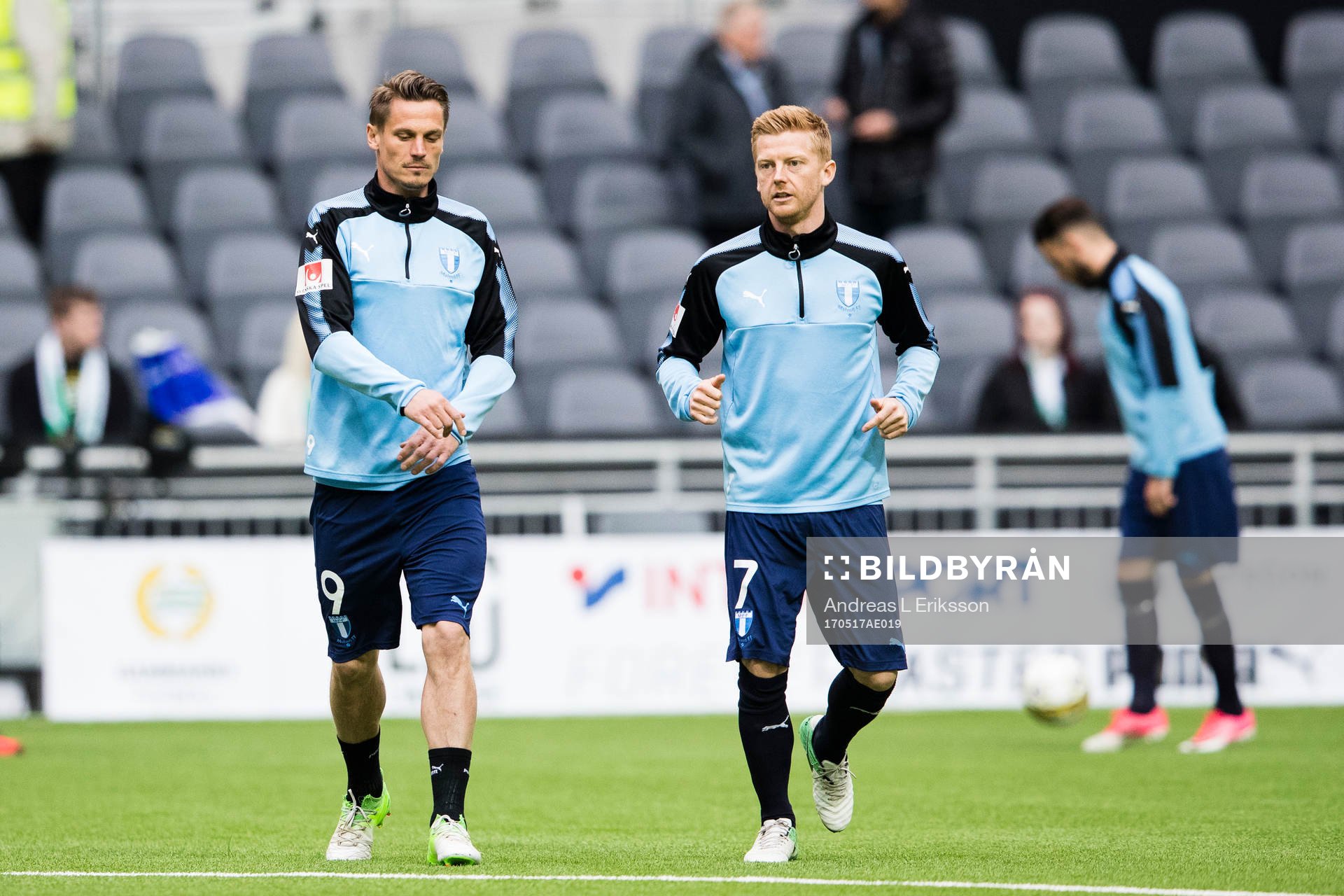 Malmö FFs Markus Rosenberg och Anders Christiansen