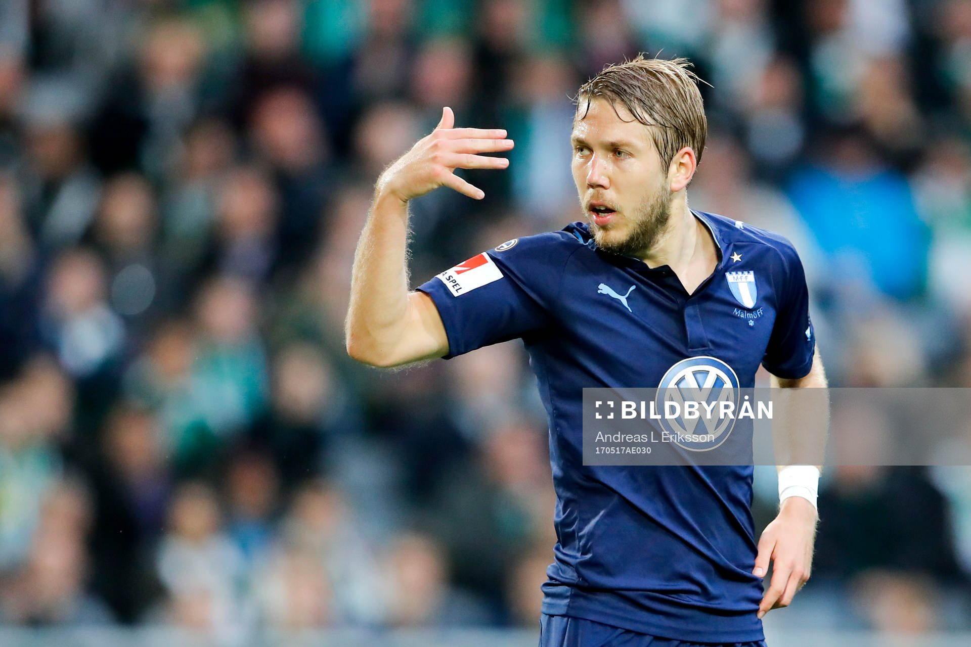 Malmö FFs Anton Tinnerholm jublar