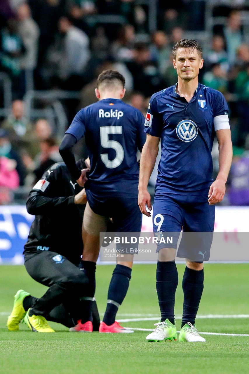 Malmö FFs Markus Rosenberg deppar