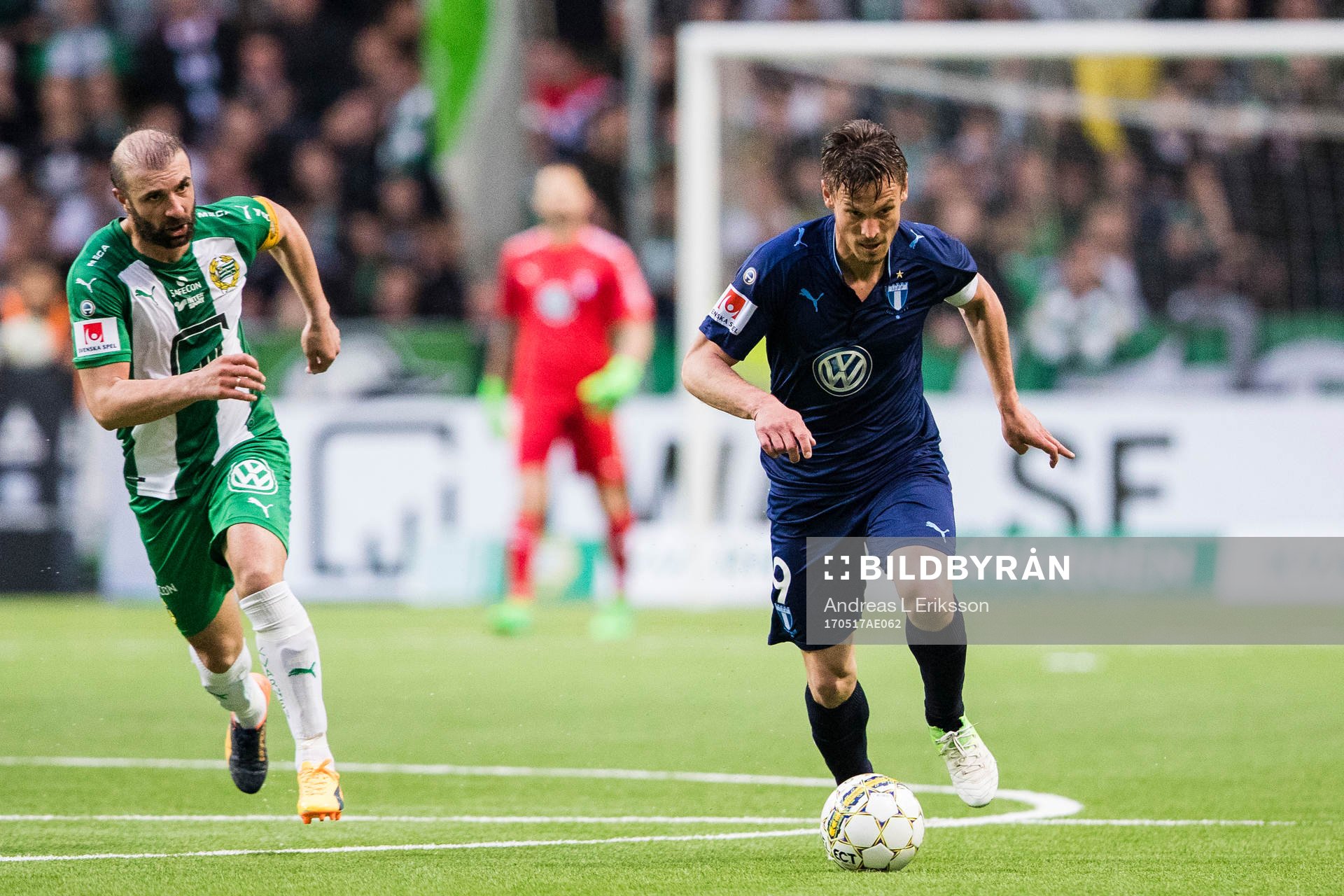 Hammarbys Kennedy Bakircioglu och Malmö FFs Markus