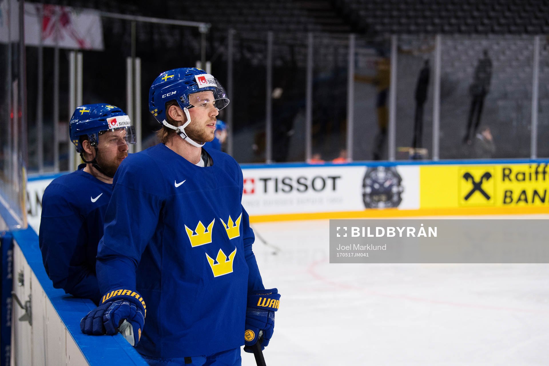 Linus Omark och Elias Lindholm på Sveriges