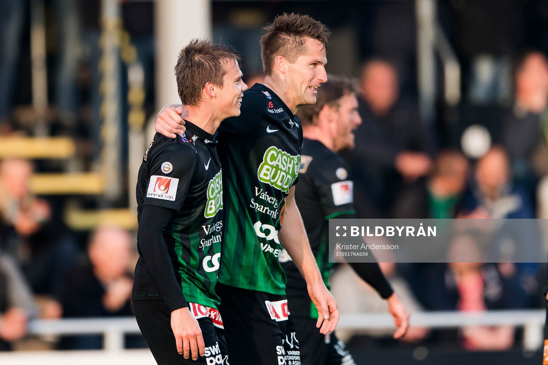 Varbergs Elias Andersson (v) och Gabriel Altemark-Vanneryr