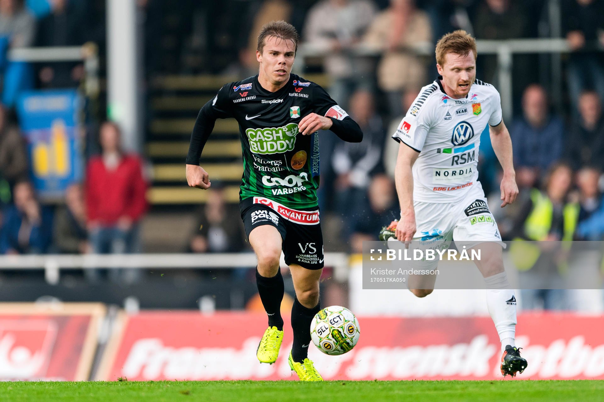 Varbergs Elias Andersson och GAIS Dan Keat
