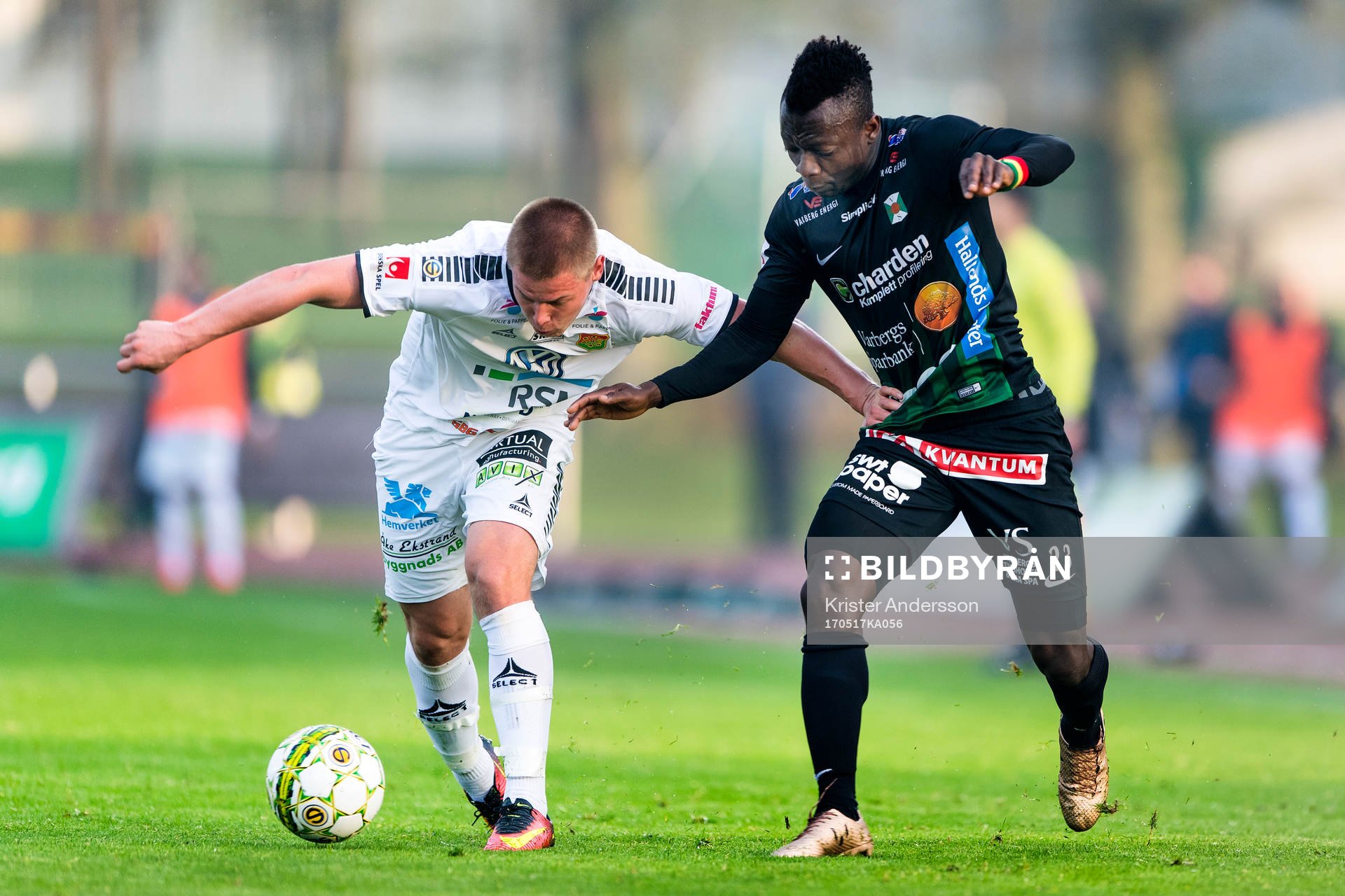 GAIS Alexander Leksell och Varbergs Thomas Boakye