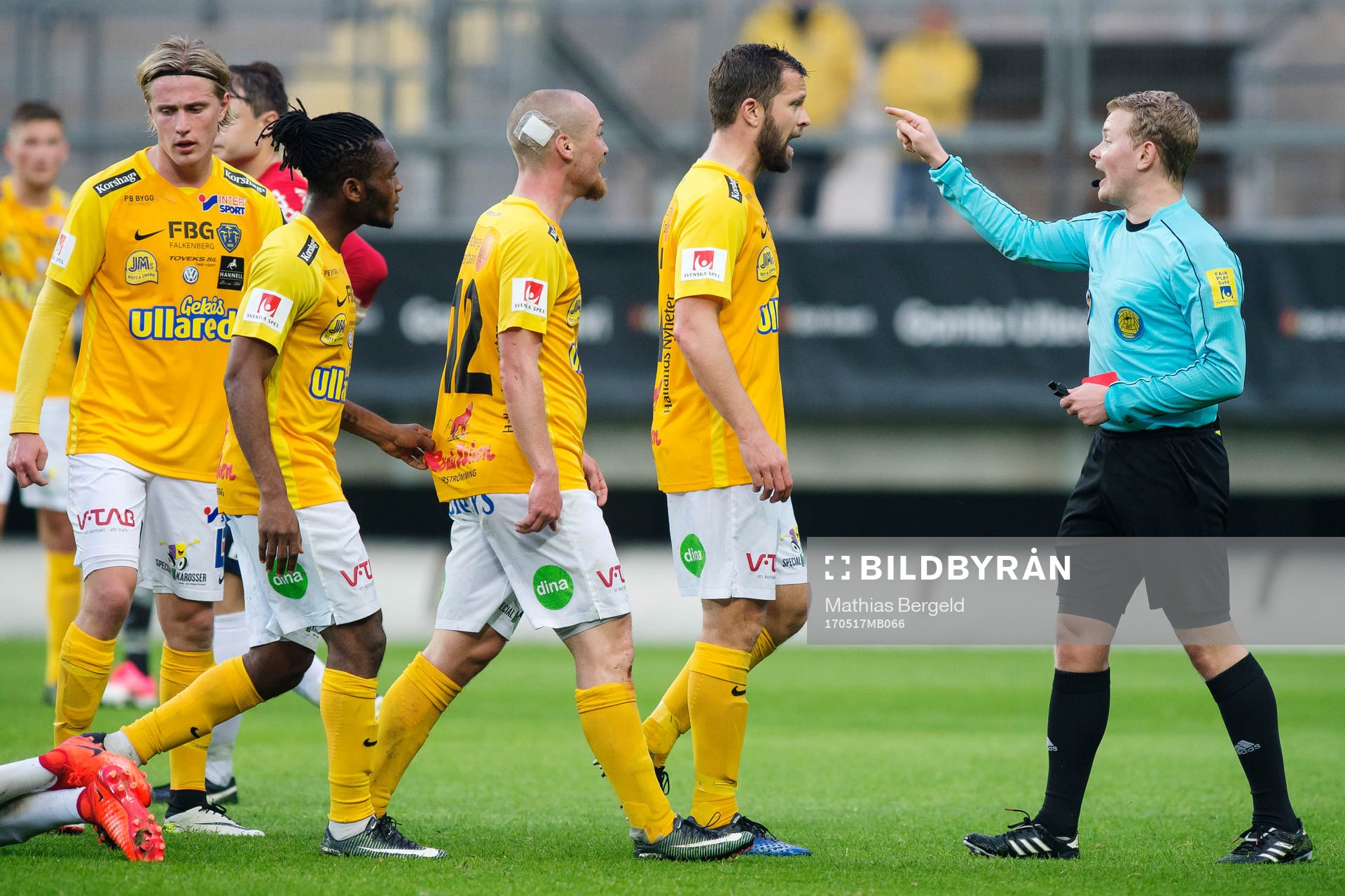 Falkenbergs David Svensson, Christoffer Carlsson och Enock