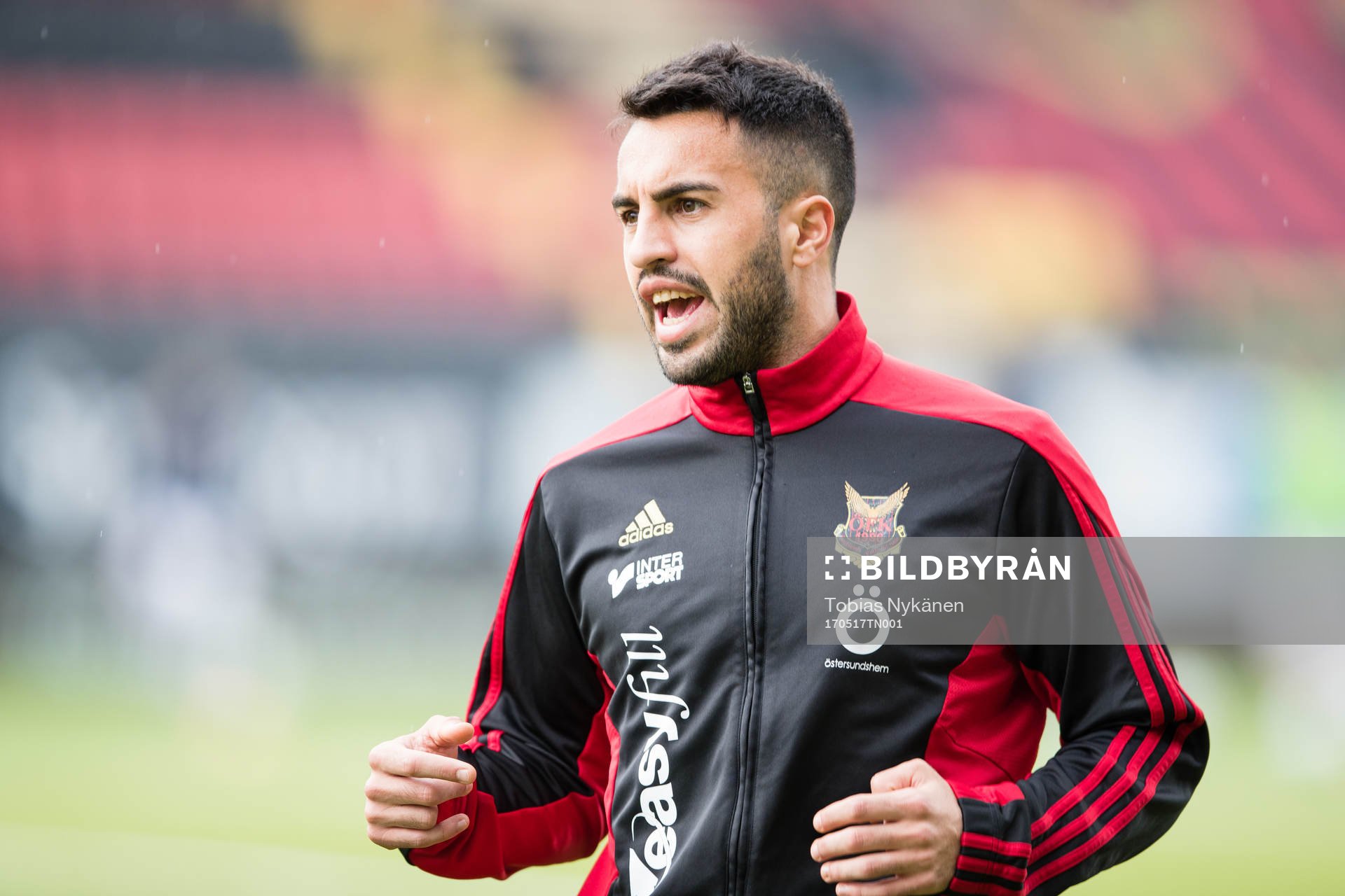 Östersunds Brwa Nouri värmer upp