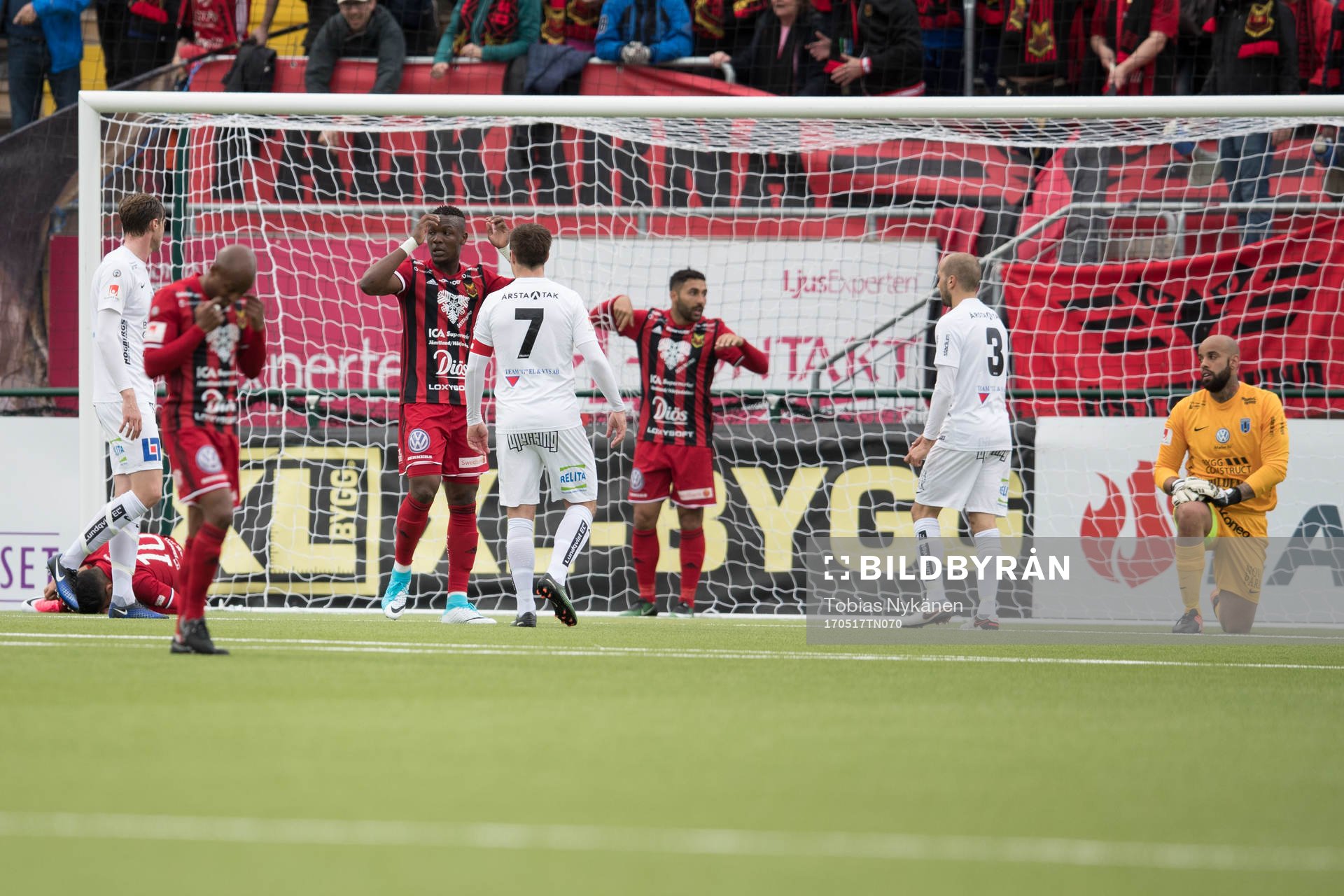 Östersunds Fouad Bachirou, Alhaji Gero och Saman Ghoddos
