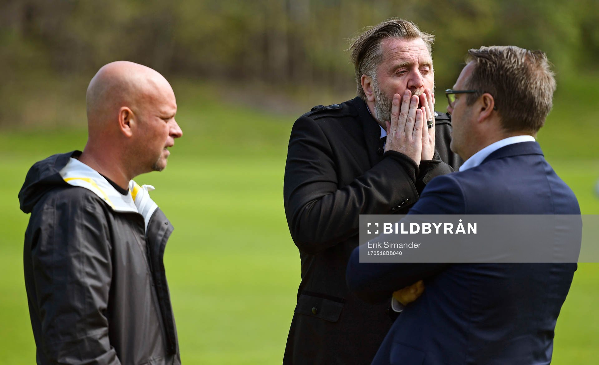 Björn Wesström, sportchef och Mikael Ahlerup, VD AIK