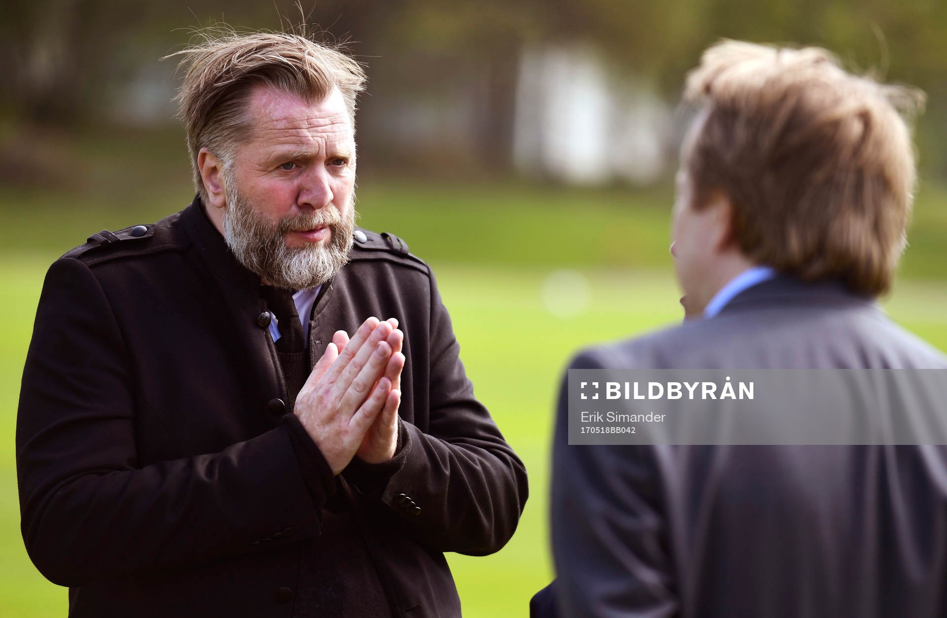 Björn Wesström, sportchef och Mikael Ahlerup, VD AIK