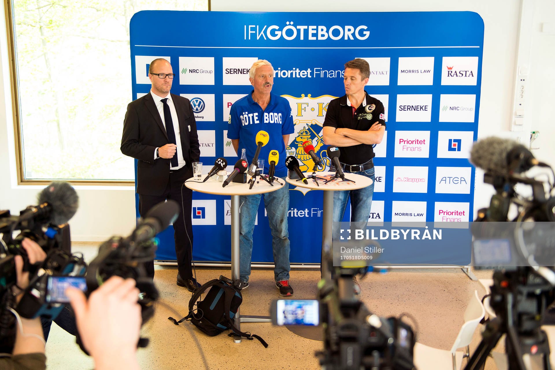 Mike Sahlénius, säkerhetschef, Frank Andersson,