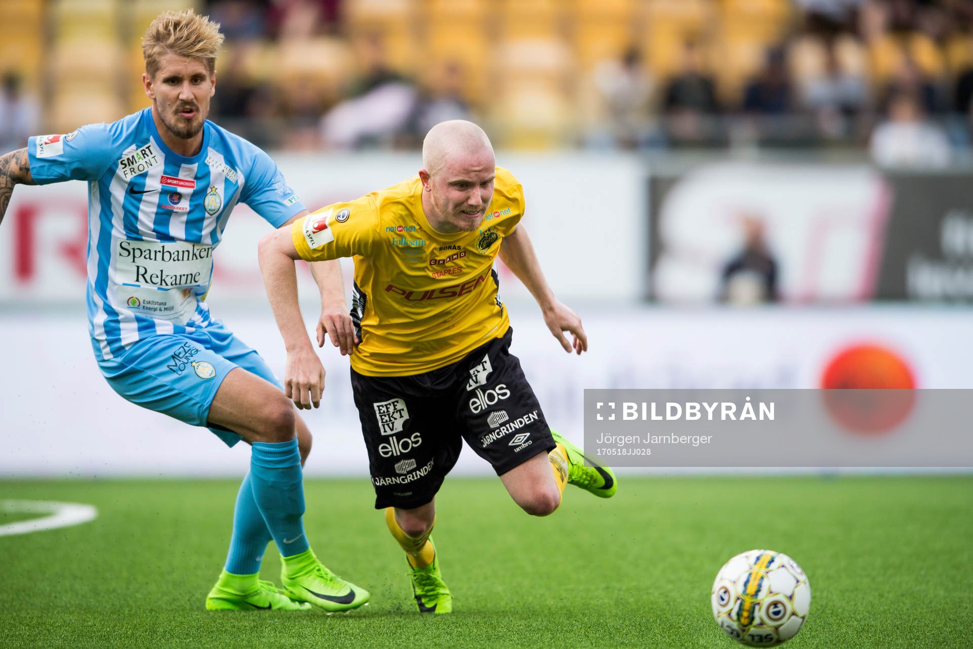 Elfsborgs Simon Lundevall och AFC Eskilstunas Daniel