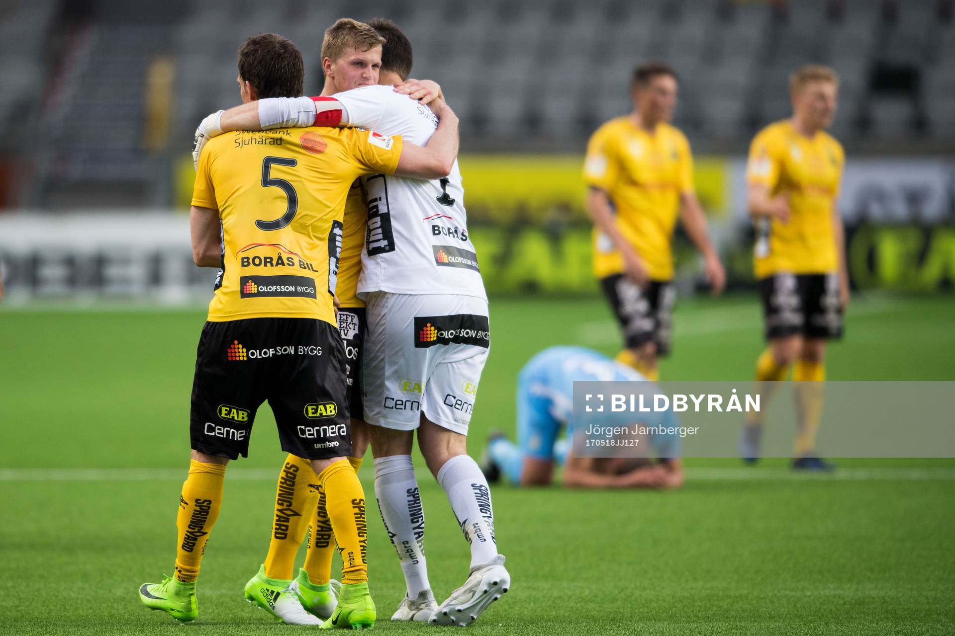 Elfsborgs spelare jublar
