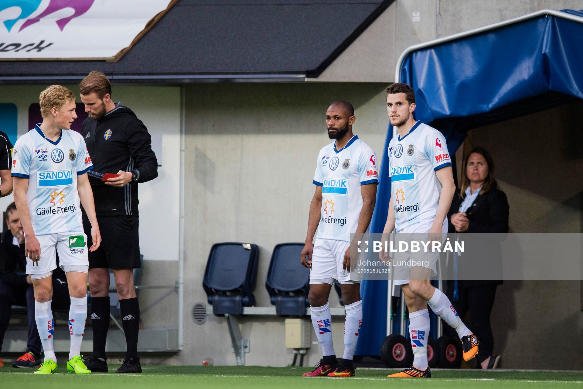 Gefles Jesper Björkman, Adam Bergmark Wiberg och René