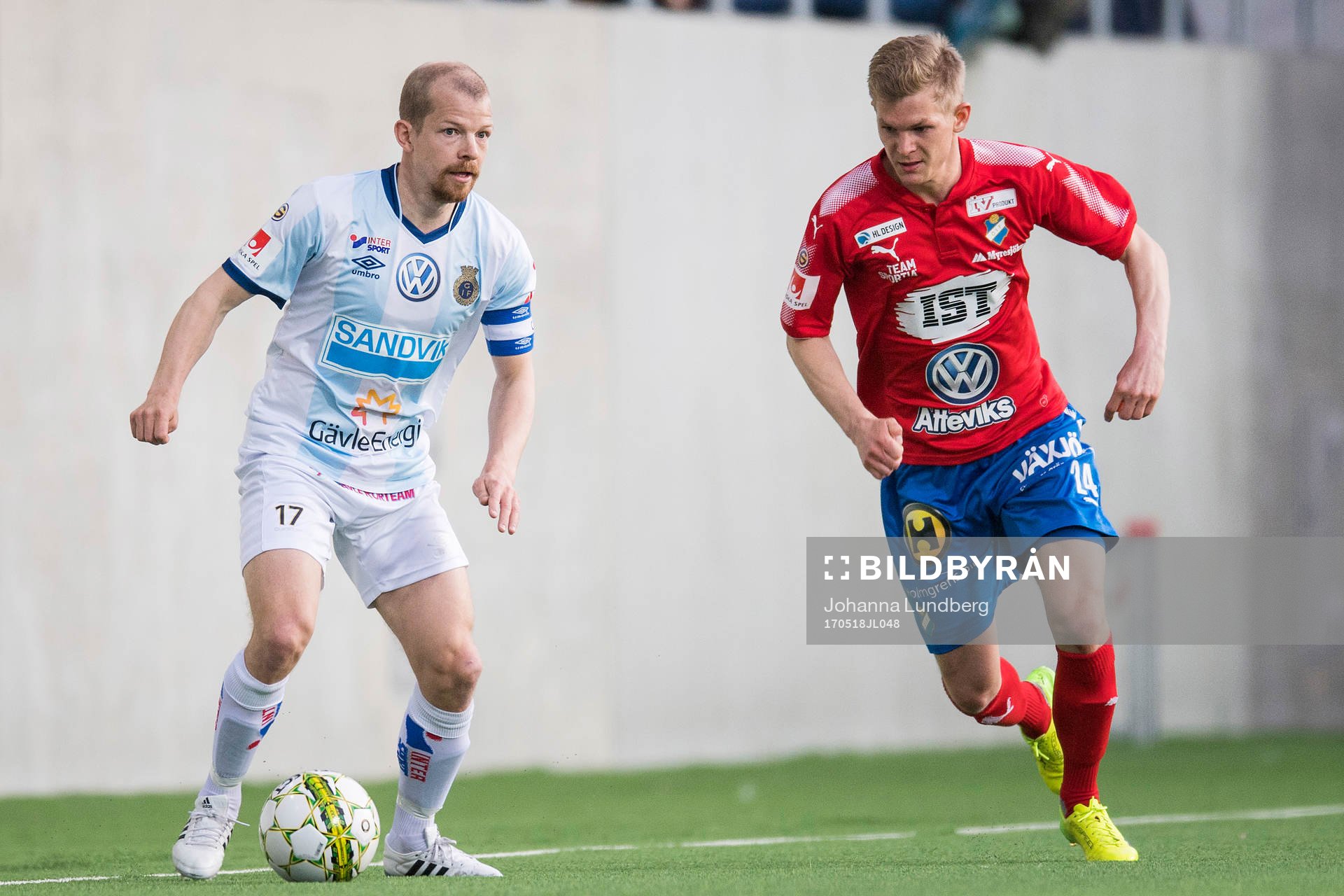 Östers Fritiof Björkén utmanar Gefles Jonas Lantto