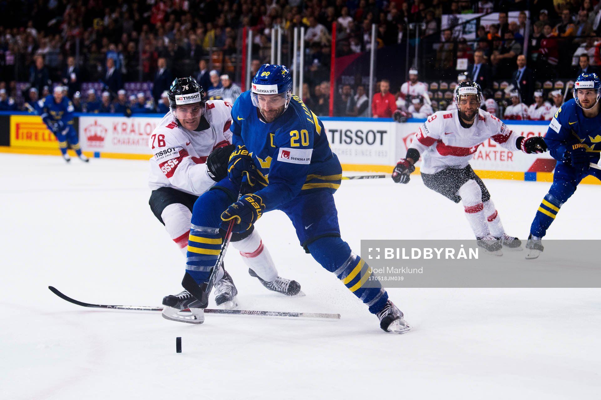 Schweiz Joel Genazzi och Sveriges Joel Lundqvist