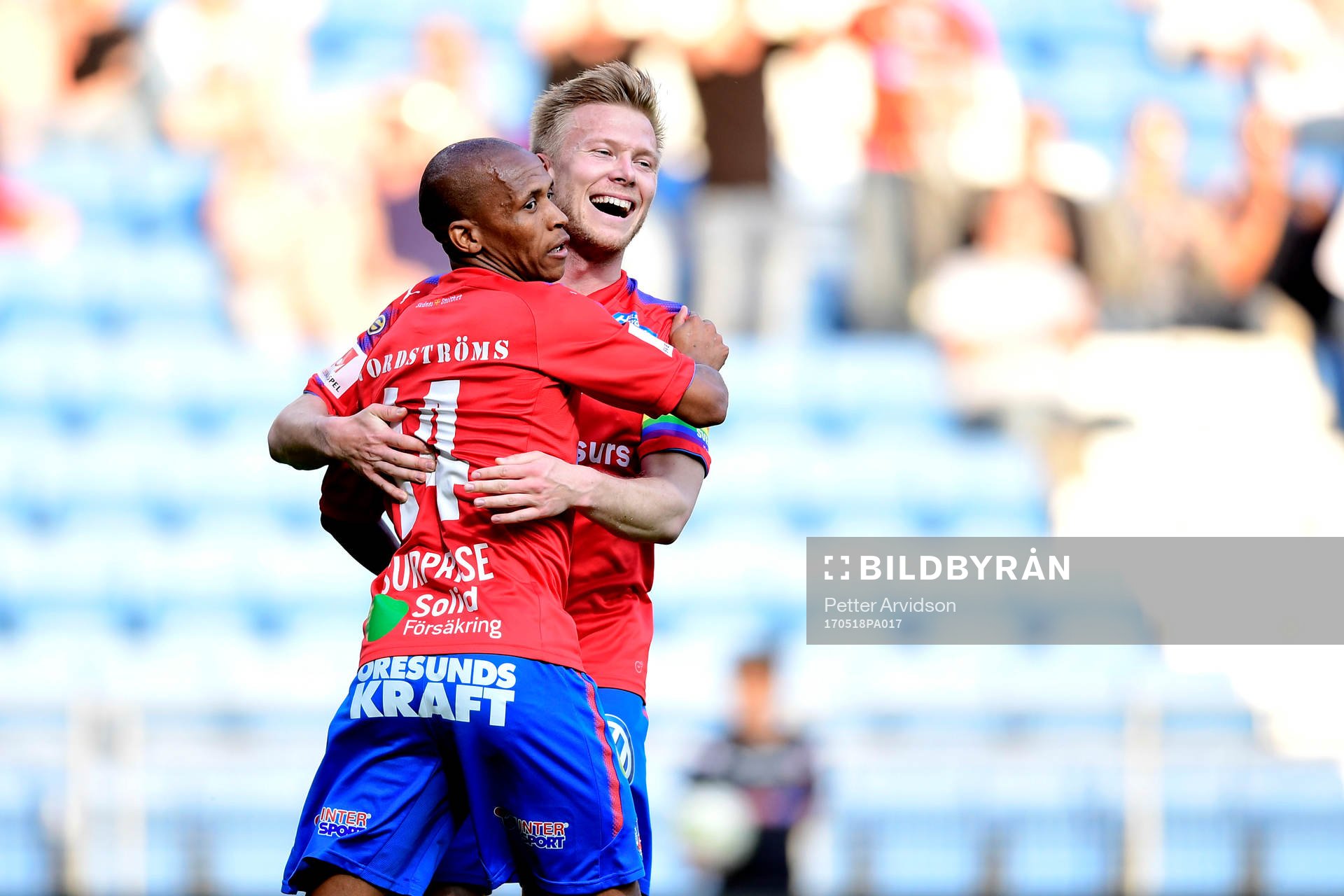 Helsingborgs Bradley Surprise Ralani och Andreas Landgren