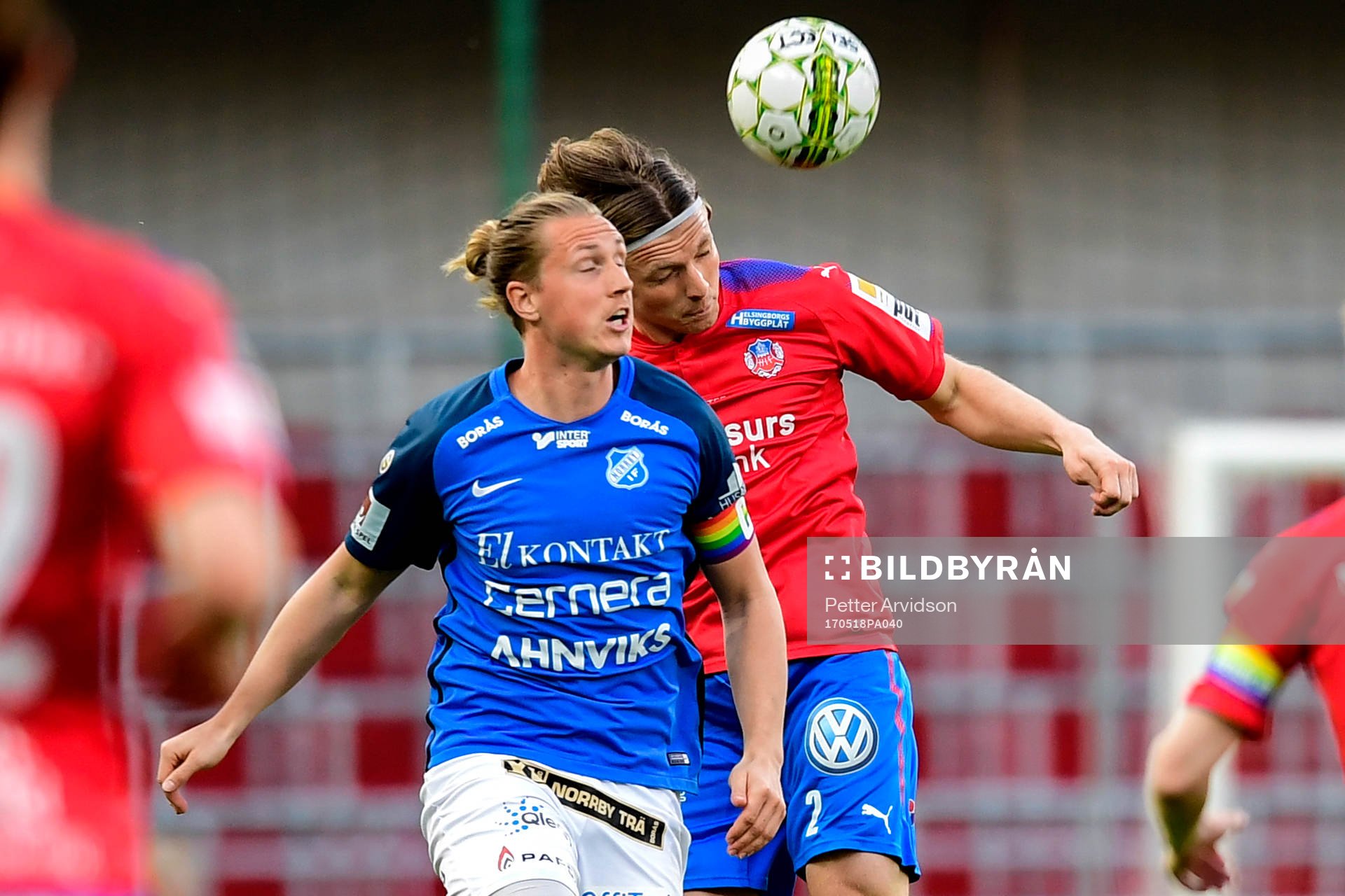 Helsingborgs Carl Johansson och Norrbys Marcus Översjö