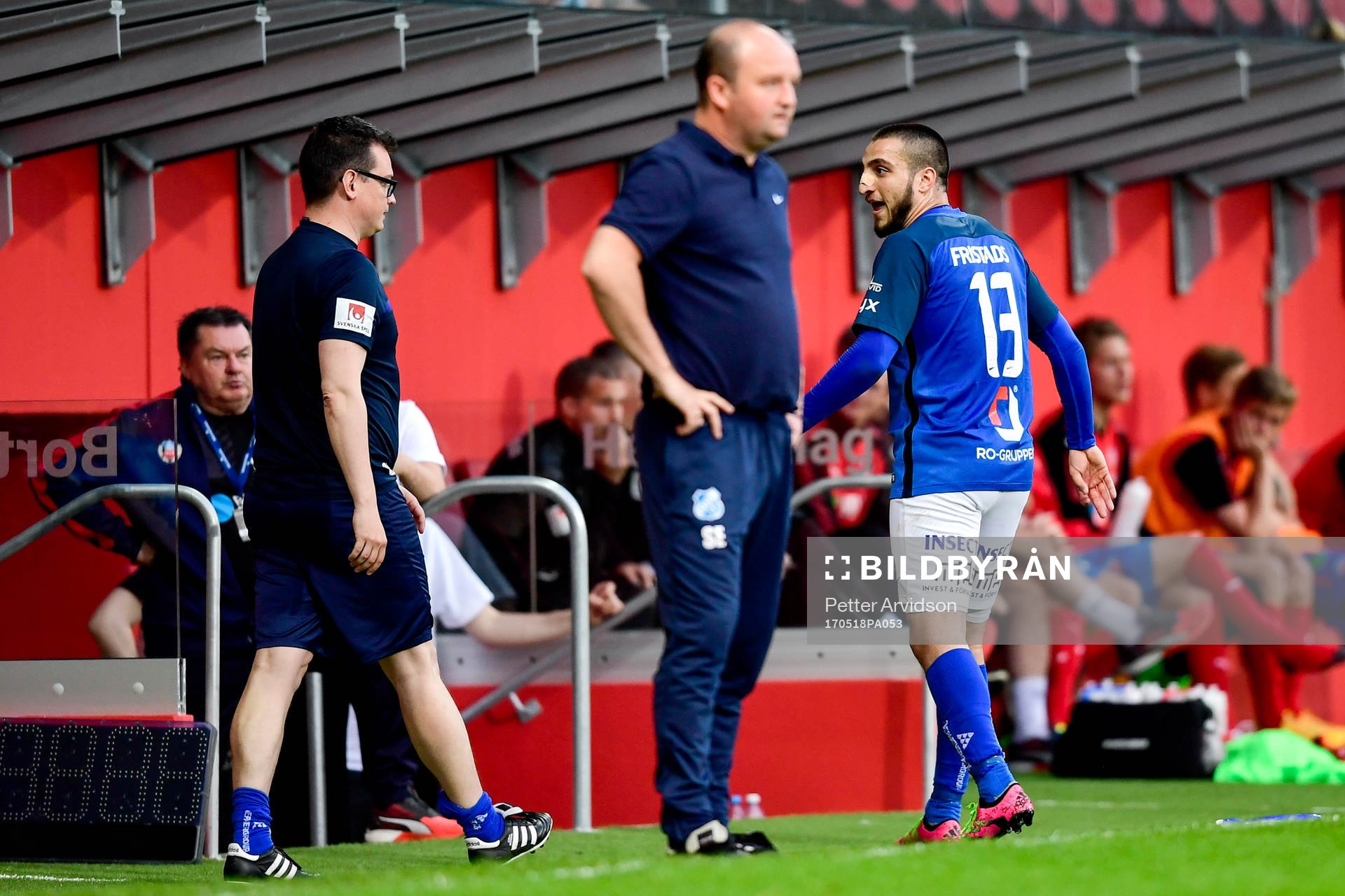 Norrbys Kardo Sarchel Aso Omar fick rött kort