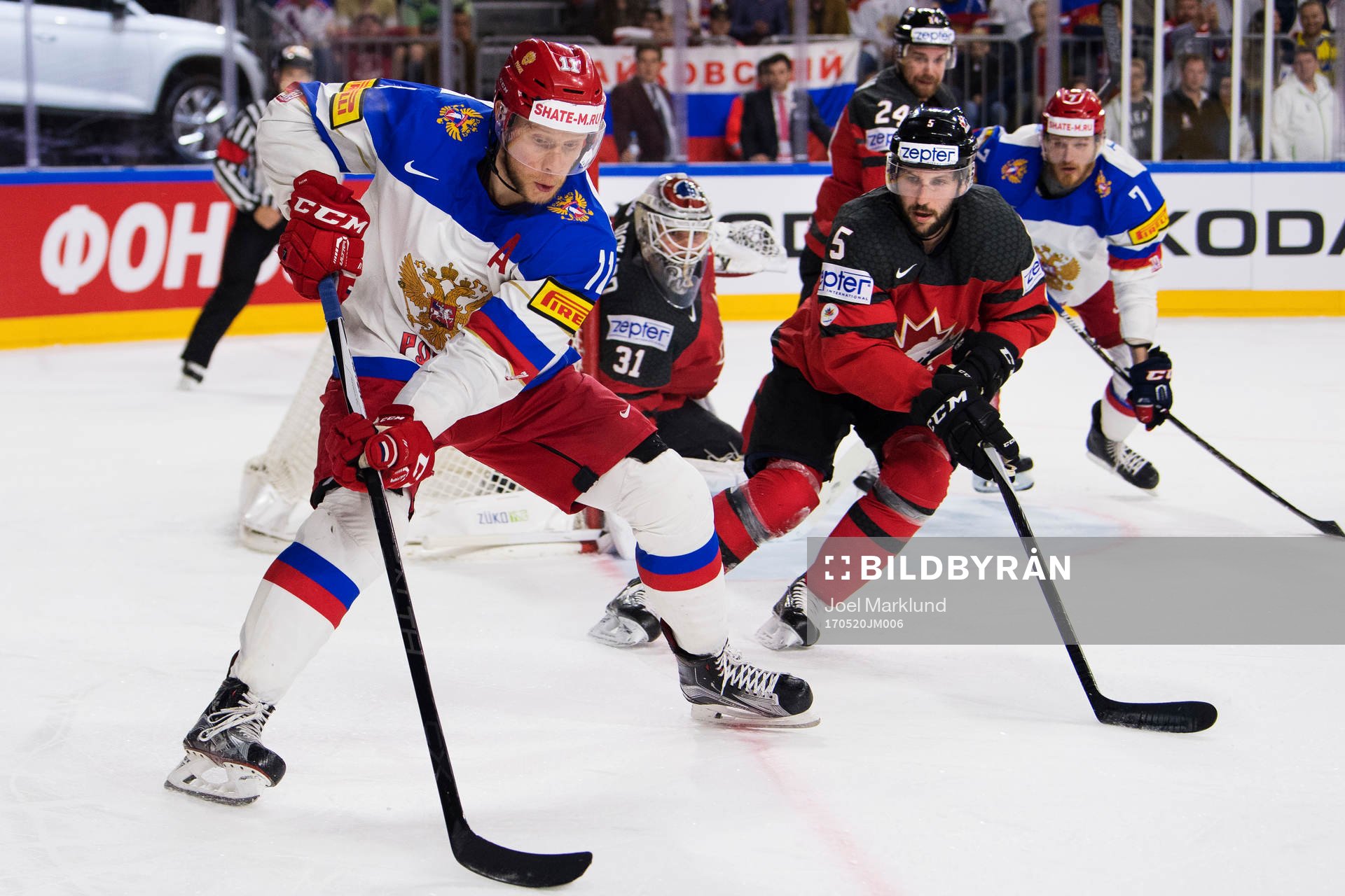Rysslands Sergei Andronov och Ivan Telegin utmanar Kanadas