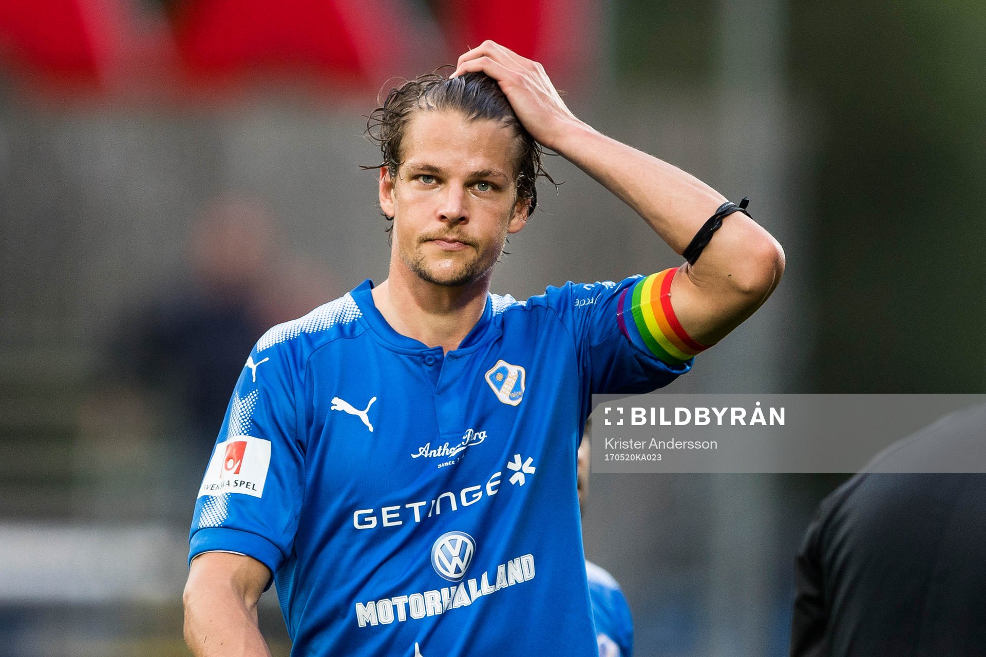 Halmstads Fredrik Liverstam deppar