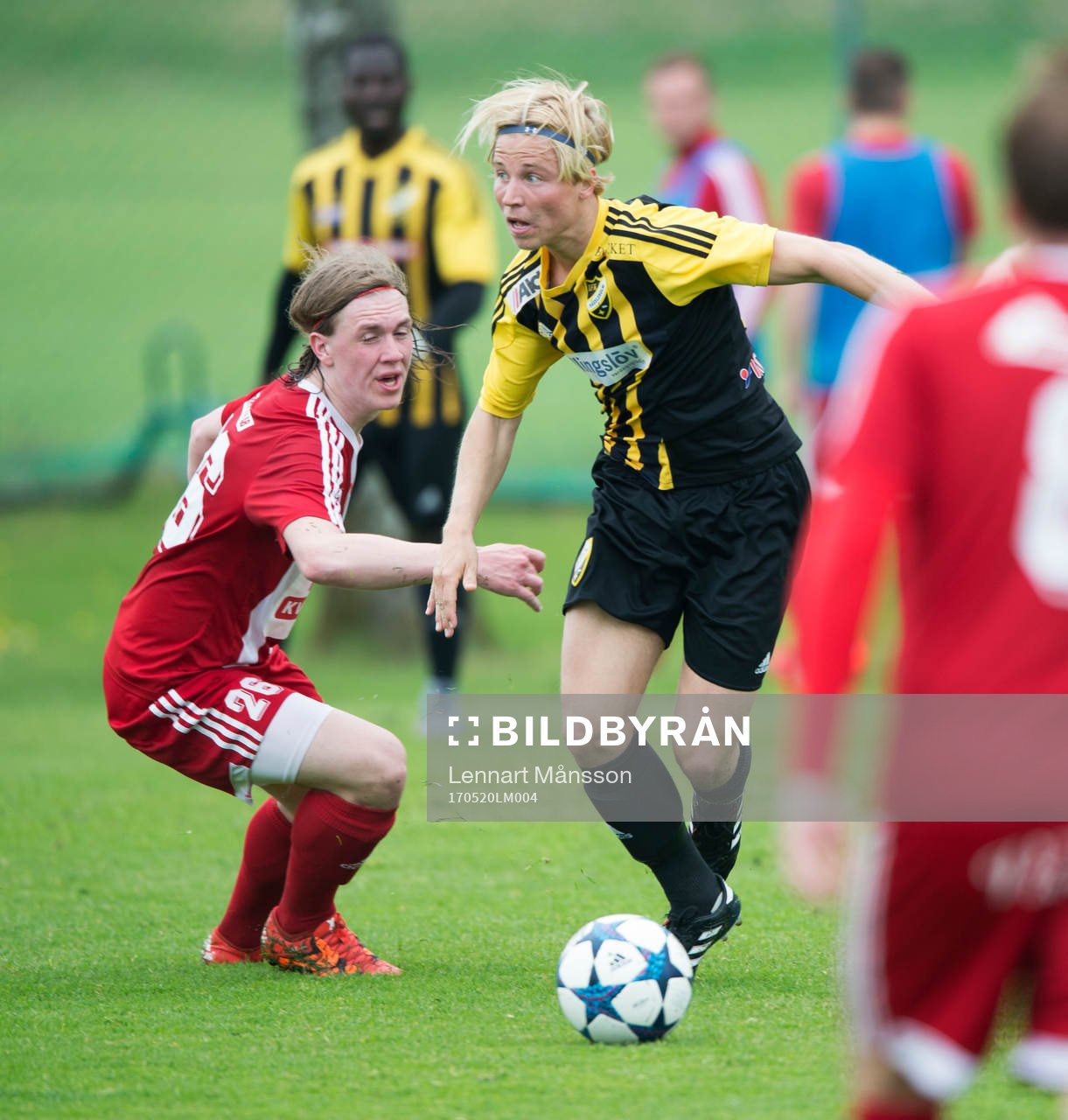 IFK Hässleholms Gustaf Lindroth i matchen i division 2