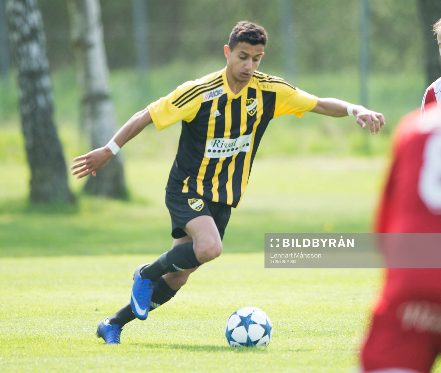 IFK Hässleholms Waed Shaif i matchen i division 2 mellan