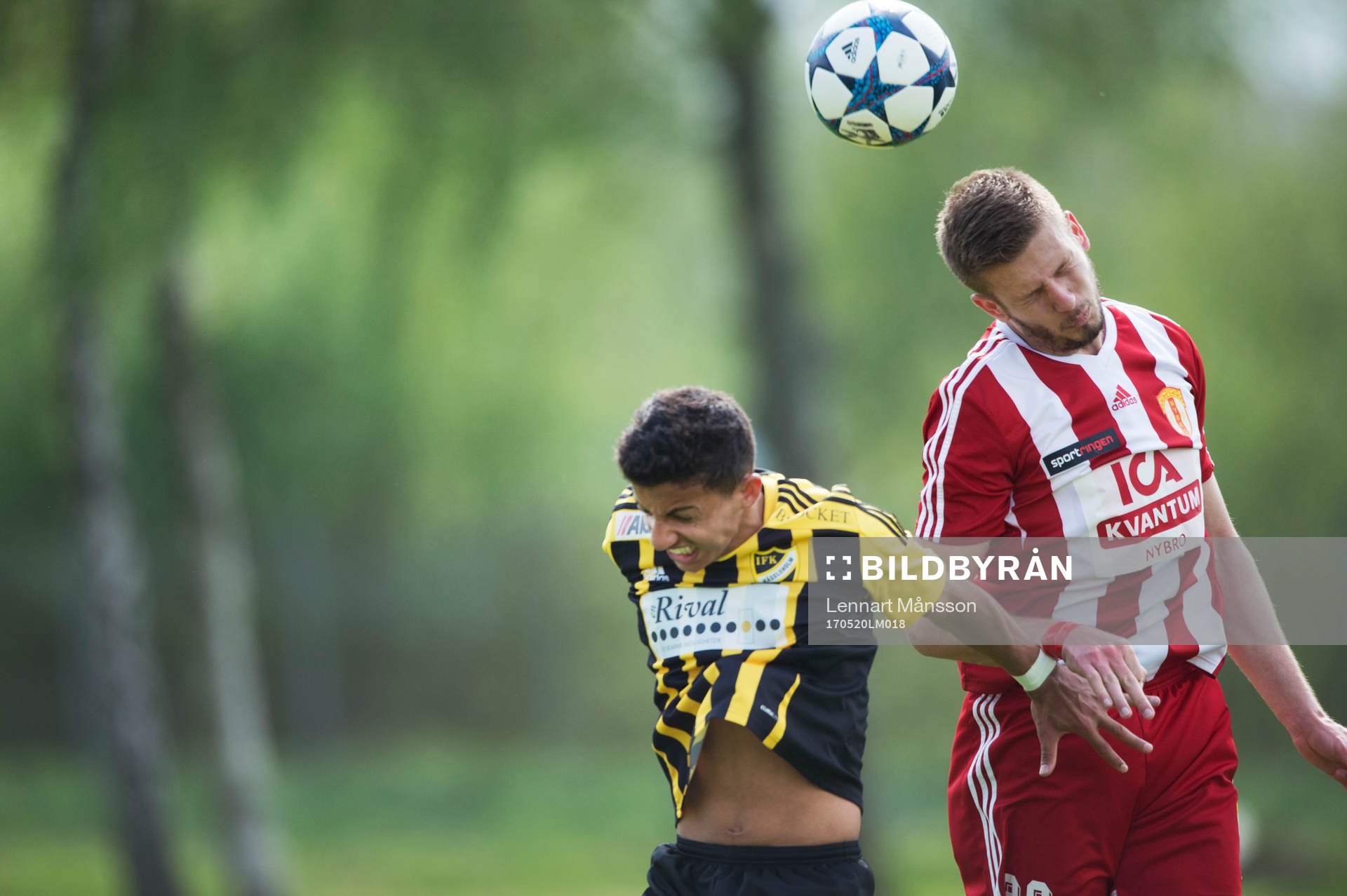 IFK Hässleholms Waed Shaif i matchen i division 2 mellan
