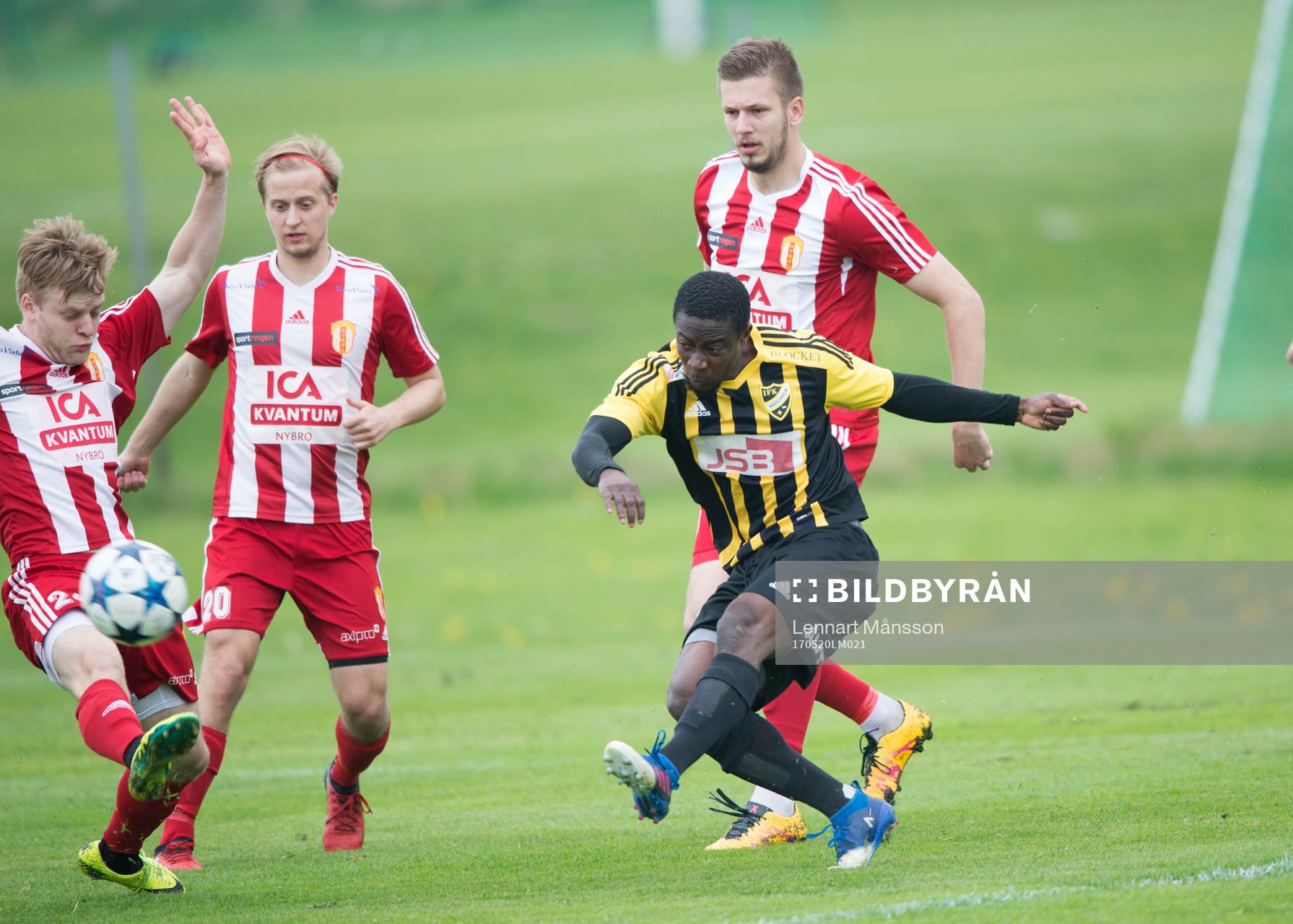 IFK Hässleholms  Kojo Annor i matchen i division 2 mellan