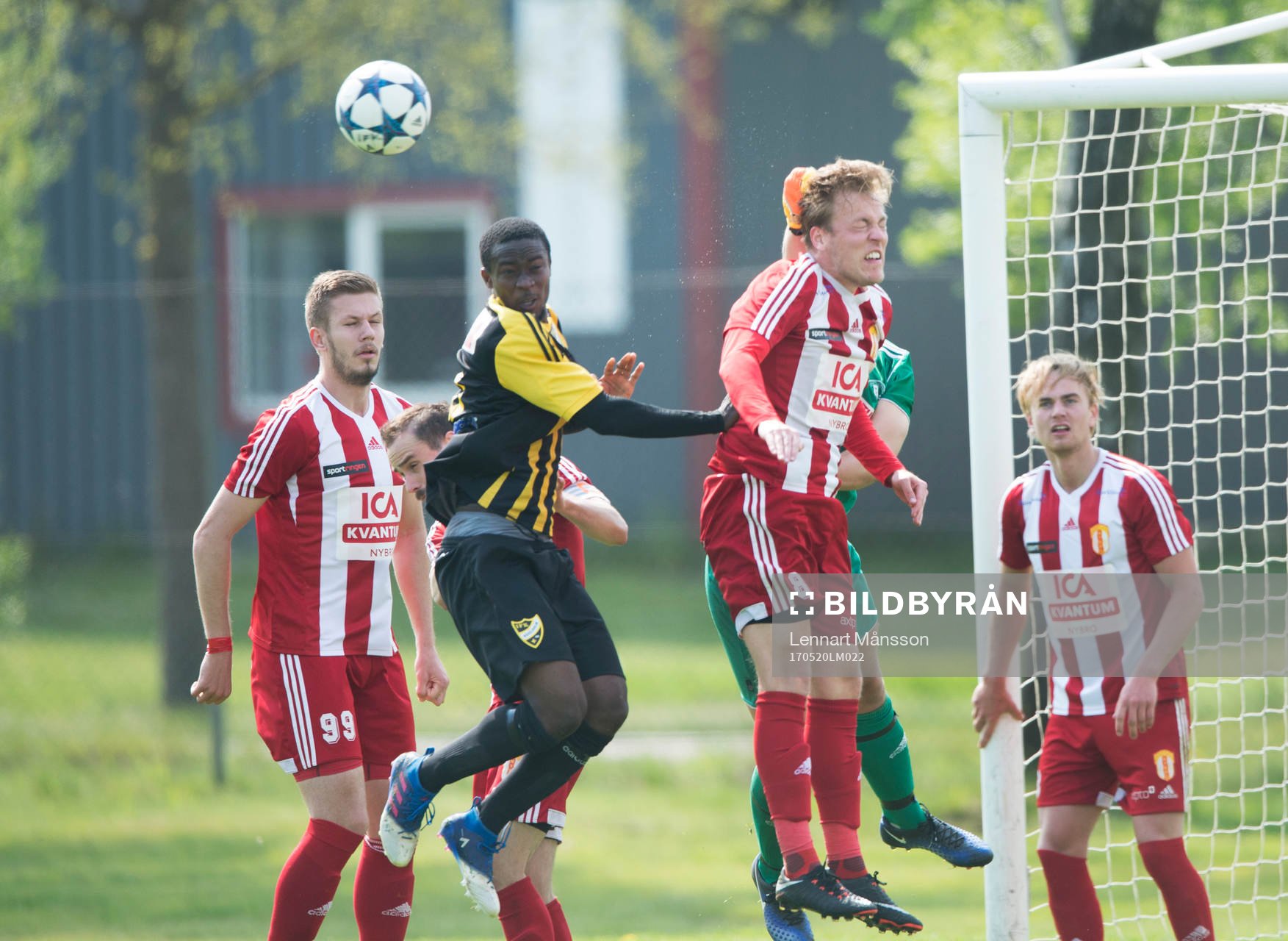IFK Hässleholms  Kojo Annor i matchen i division 2 mellan