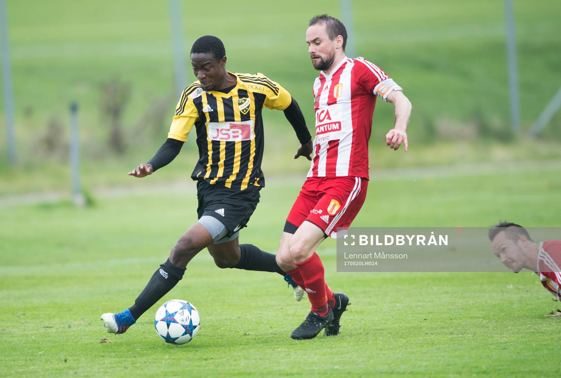 IFK Hässleholms  Kojo Annor i matchen i division 2 mellan