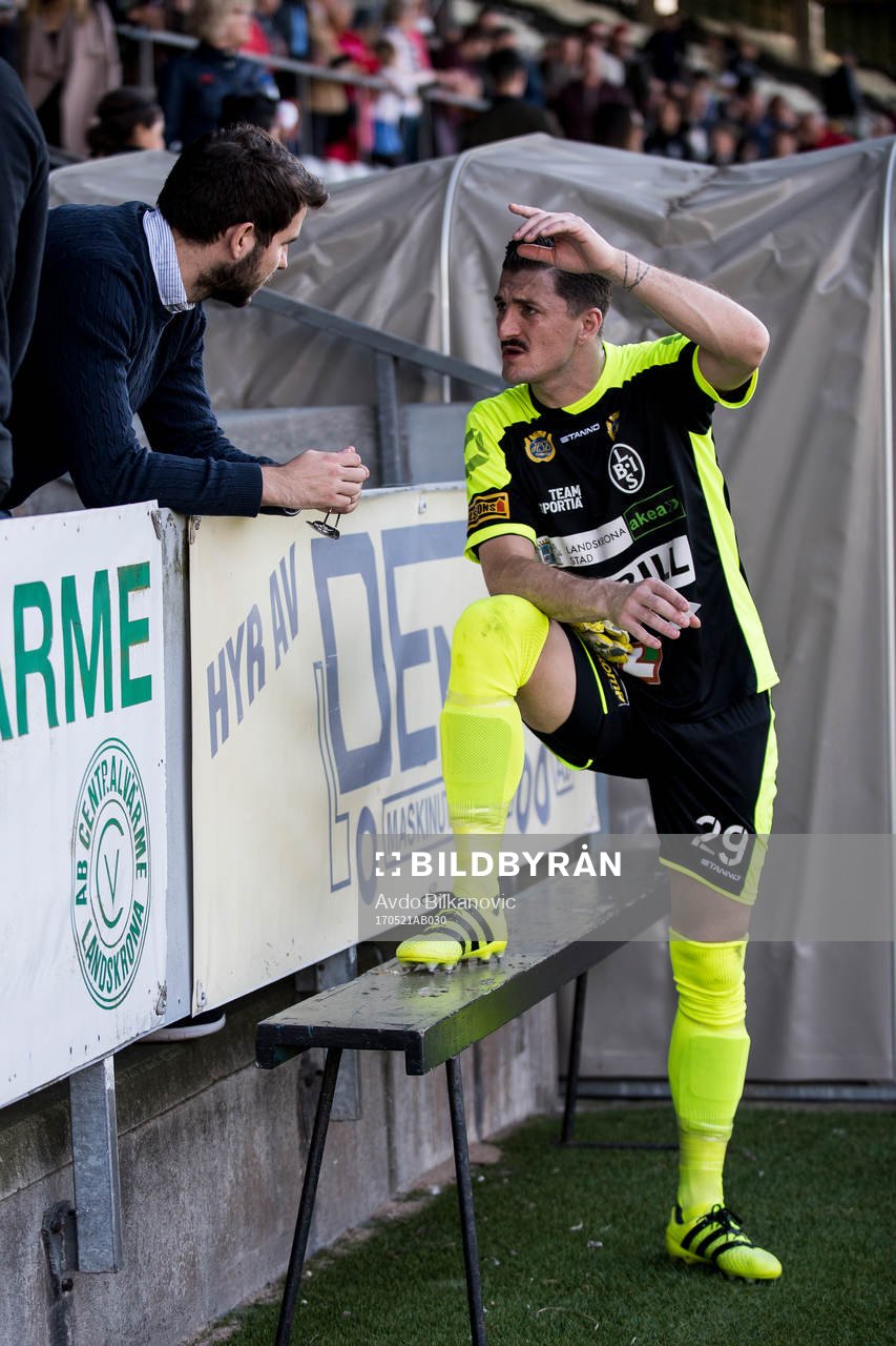 Landskronas målvakt Ivo Vazgec